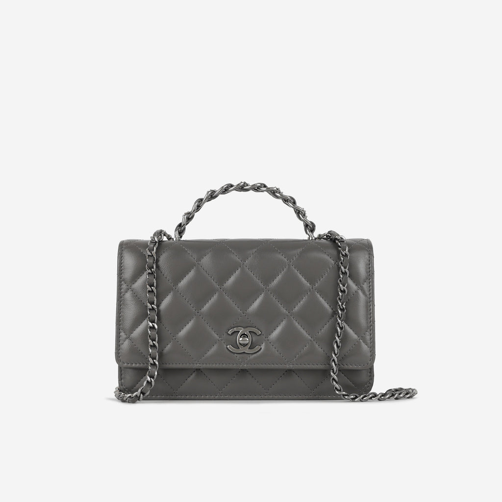 Chanel Top Handle Wallet on Chain