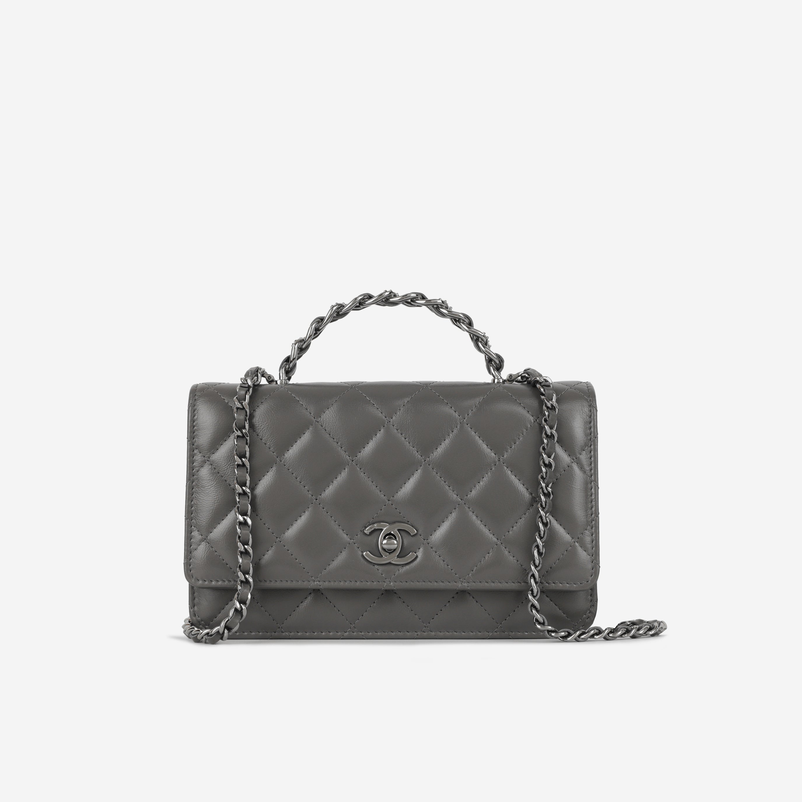 Chanel Top Handle Wallet on Chain