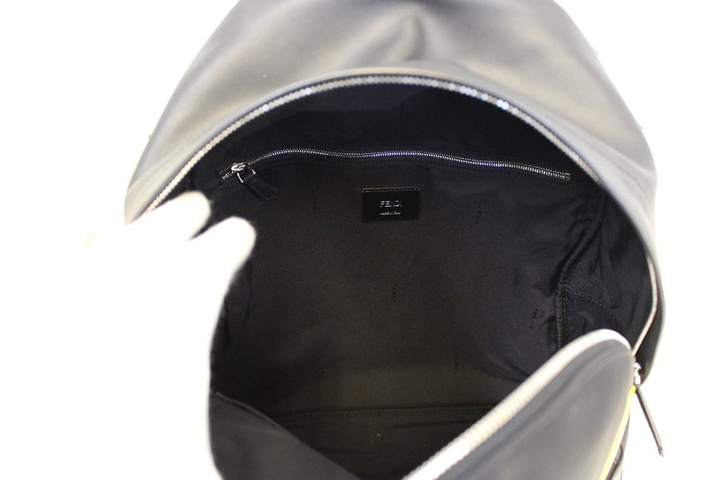 FENDI Black Large Monster Eyes Backpack Bag