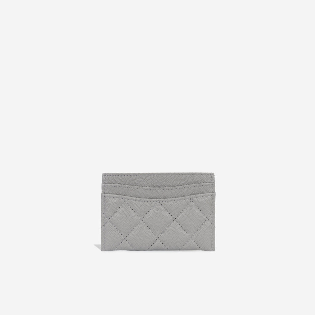 Chanel Classic Card Holder - Grey