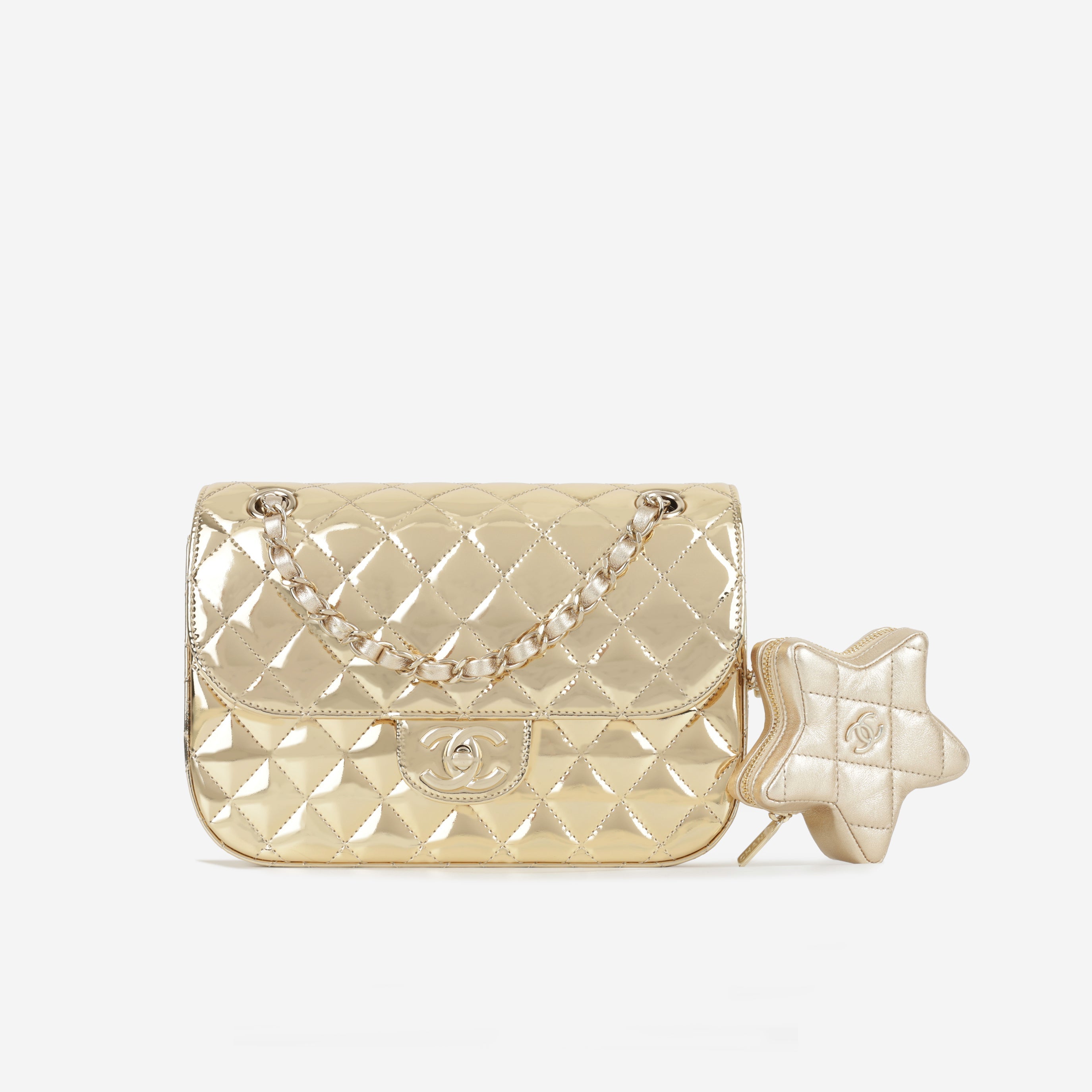 Chanel Small Seasonal Flap W/Star Pouch
