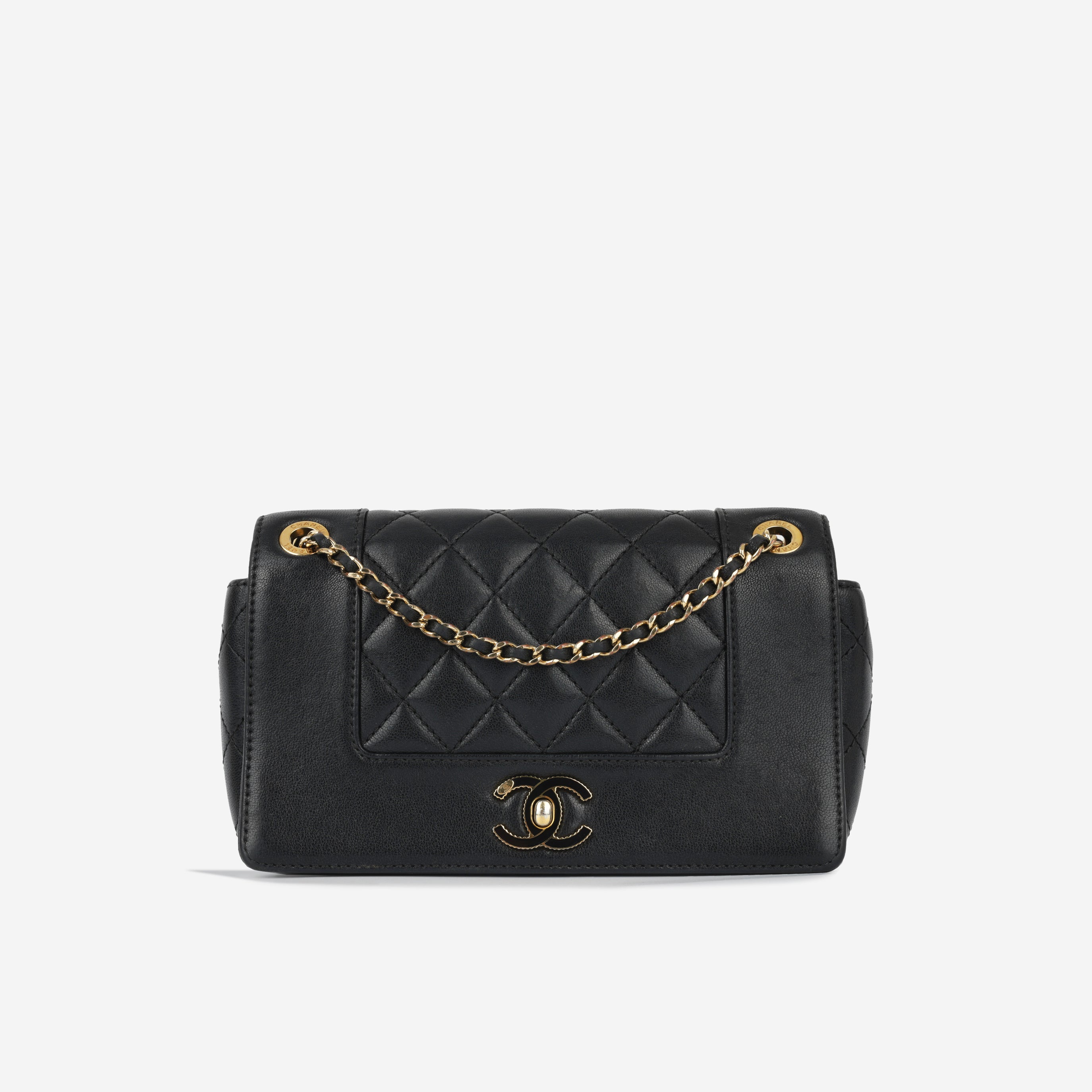 Chanel Mini Mademoiselle - Black Calfskin