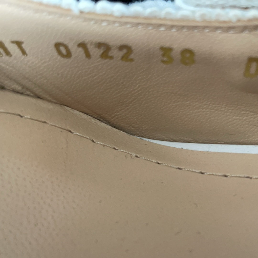 Christian Dior J'Adior Slingback Pump in White 38D