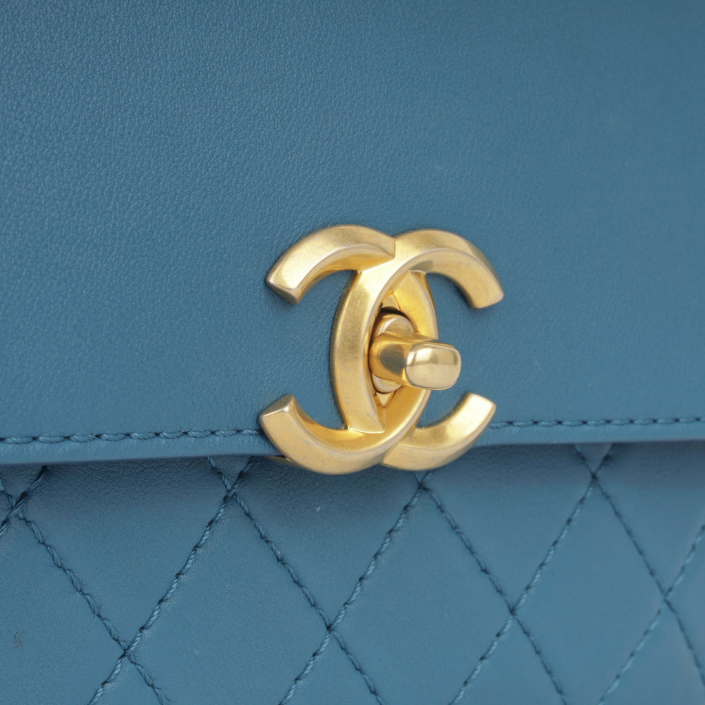 Chanel Multi Pouching Flap - Blue