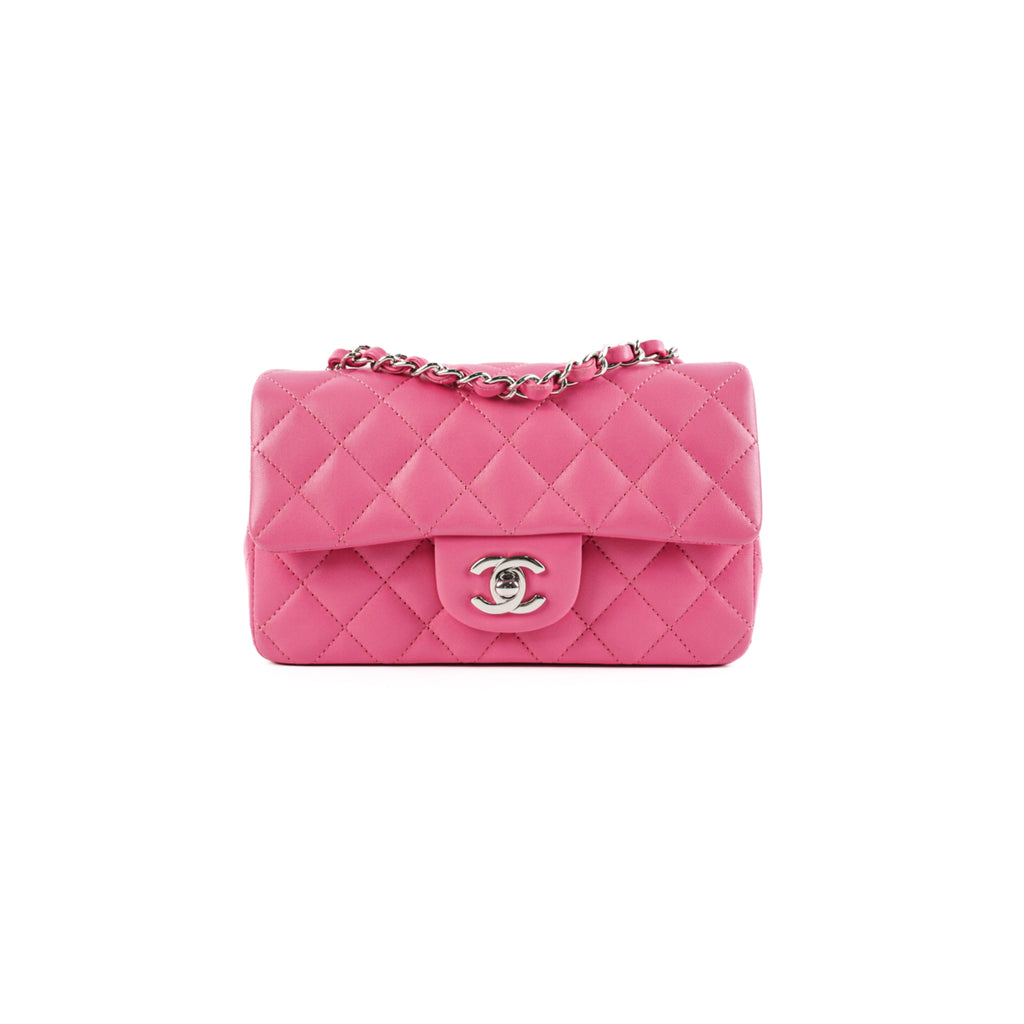 Chanel Mini Rectangle Lambskin Pink