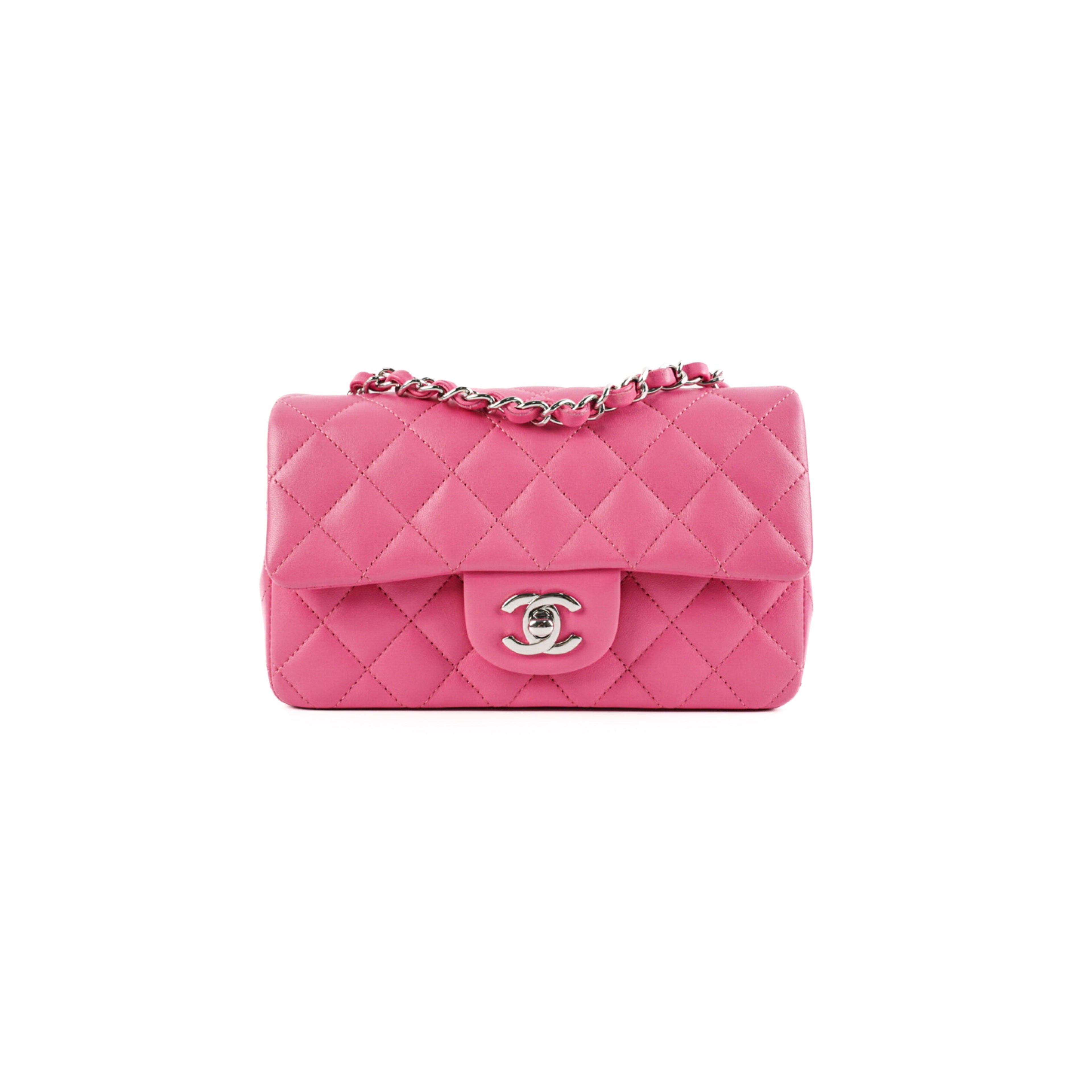 Chanel Mini Rectangle Lambskin Pink