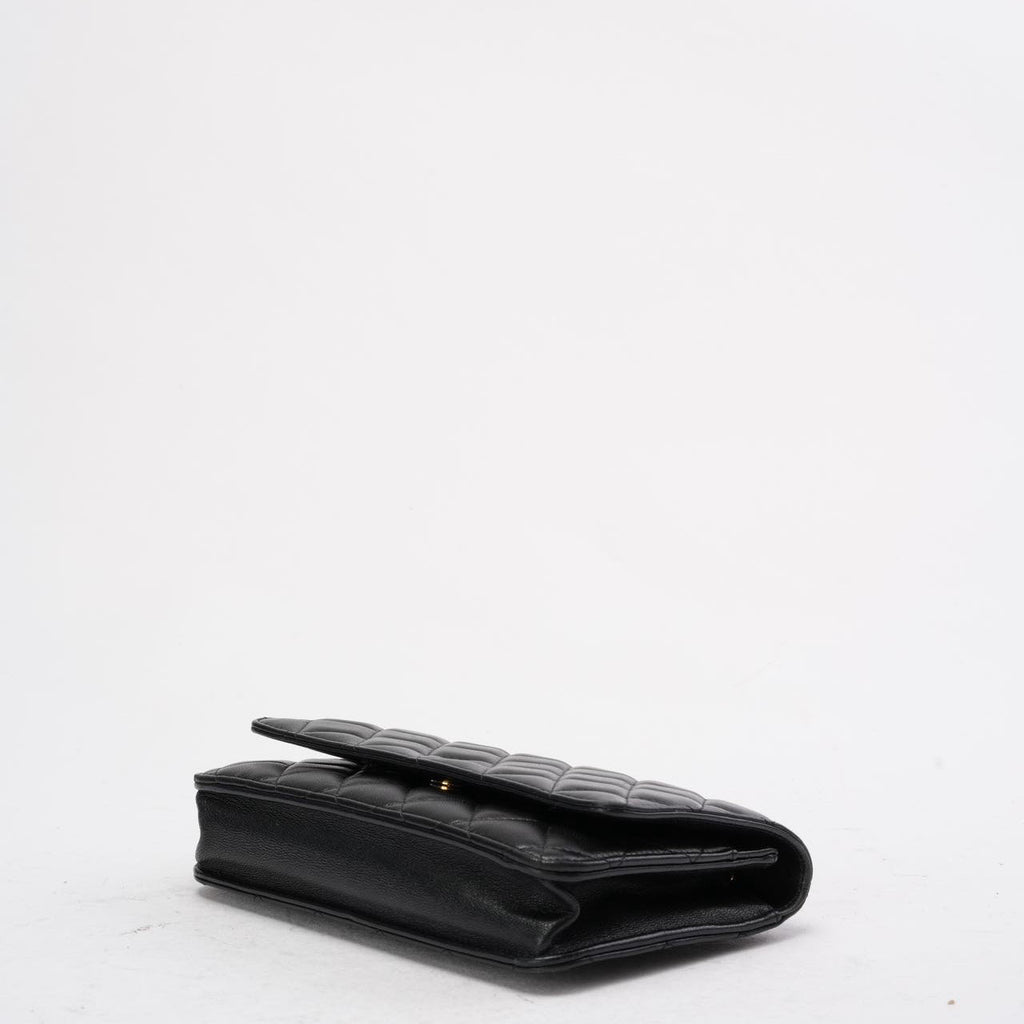 Chanel Black Classic Wallet on Chain (WOC) Lambskin 2020
