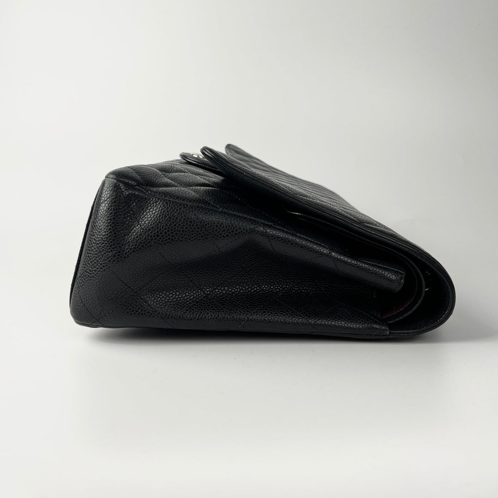 Chanel Quilted Caviar Maxi Black