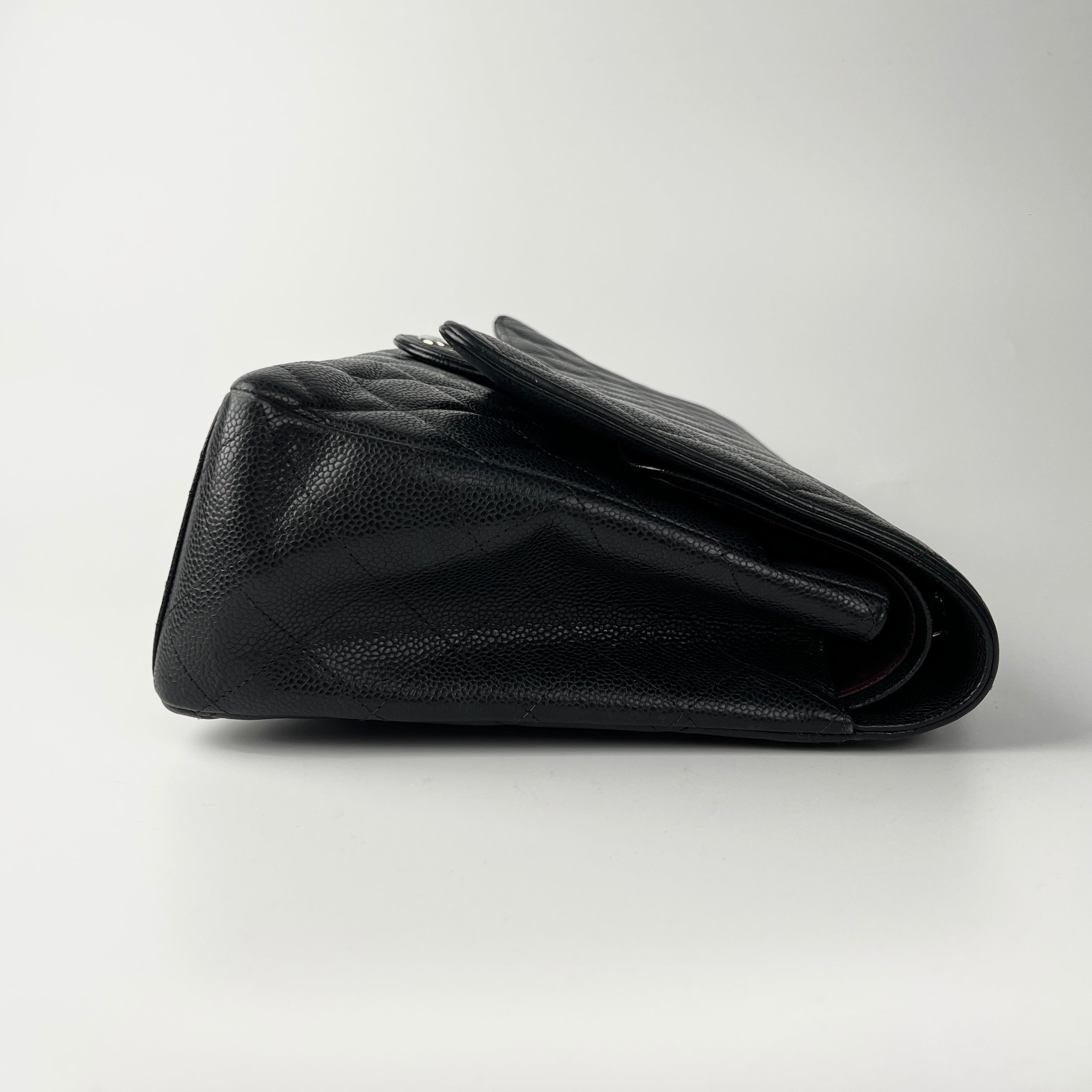 Chanel Quilted Caviar Maxi Black