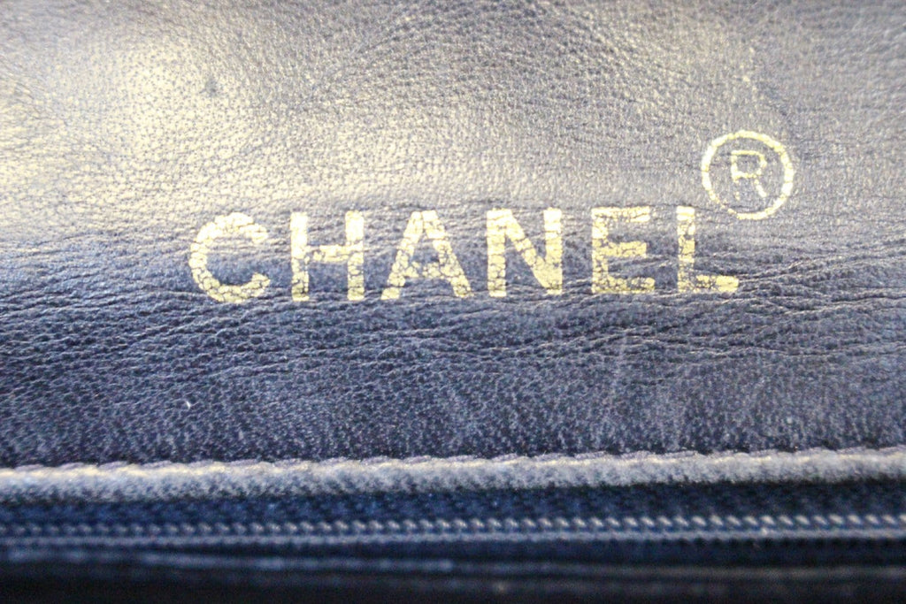 CHANEL Enamel Matelasse Chain CC Logo Black Shoulder Bag - Sale
