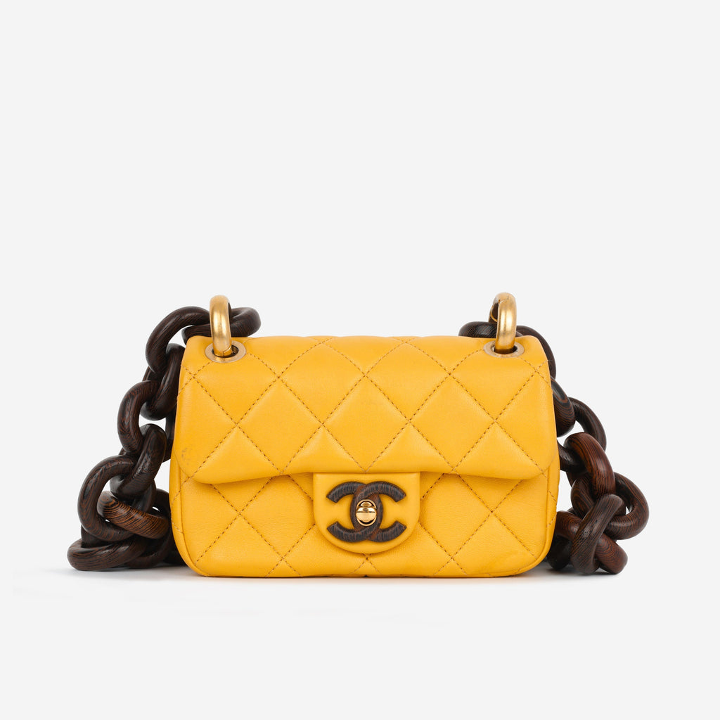 Chanel Mini Square Wenge Wood