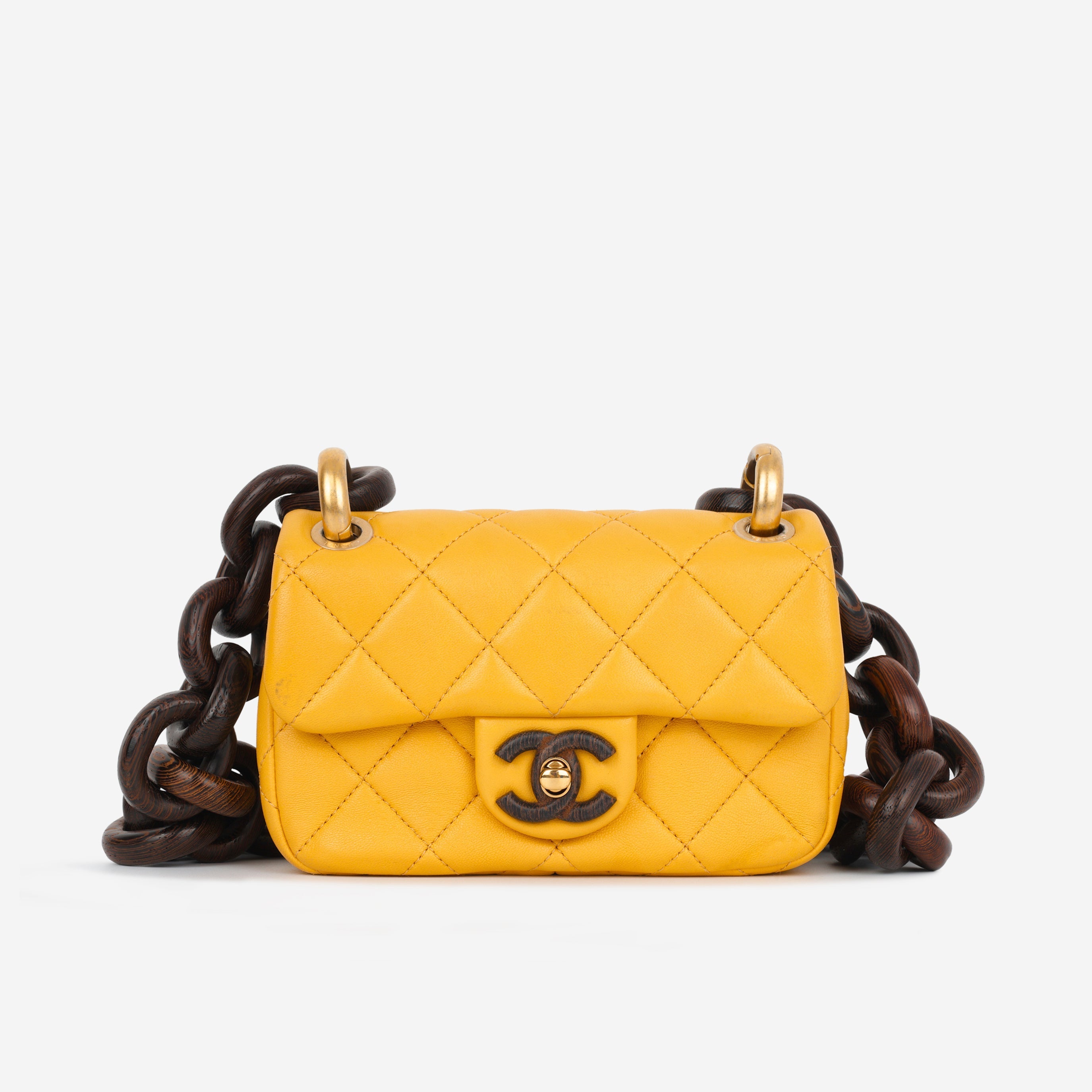 Chanel Mini Square Wenge Wood