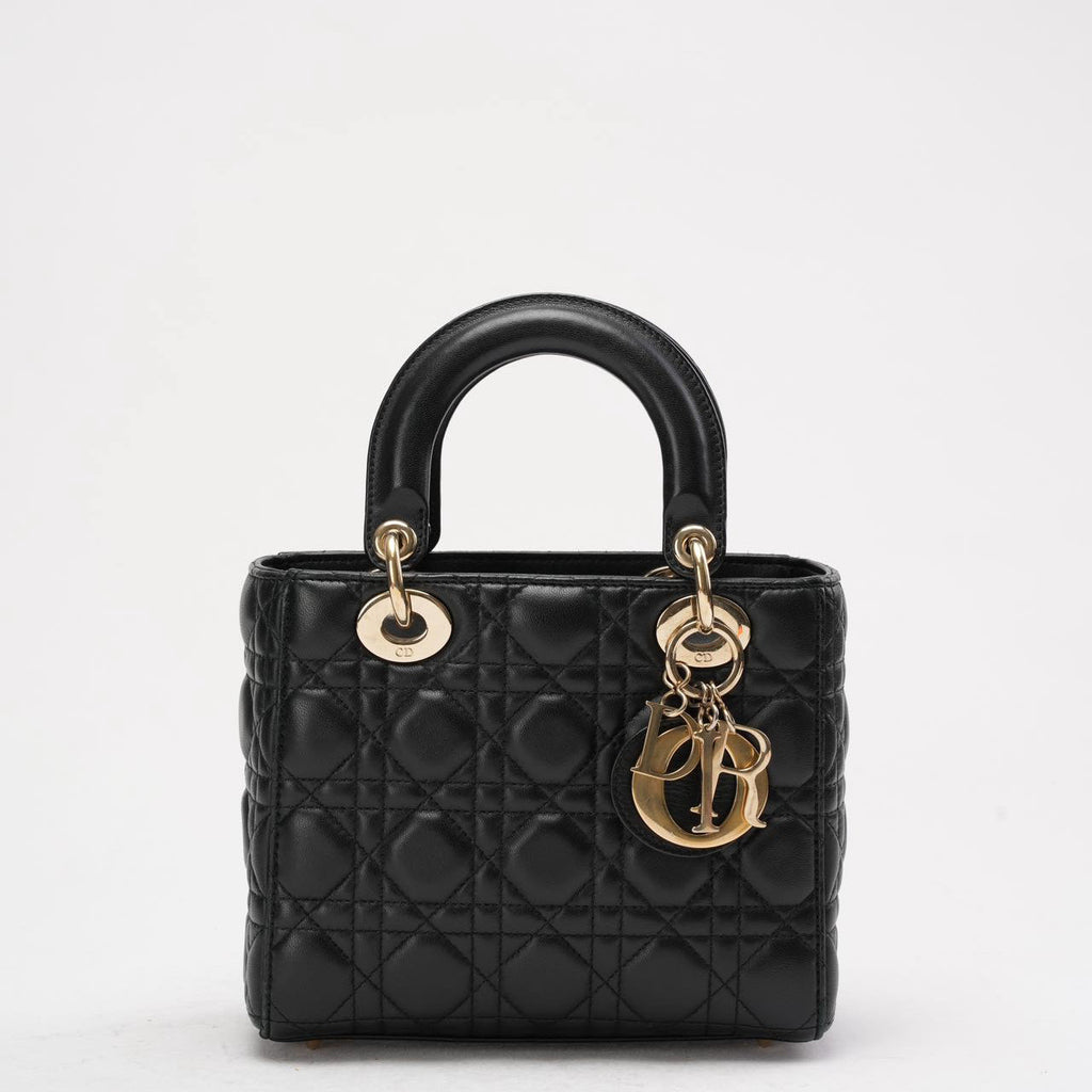 Dior Black Small Lady Dior My ABCDior Bag 2017