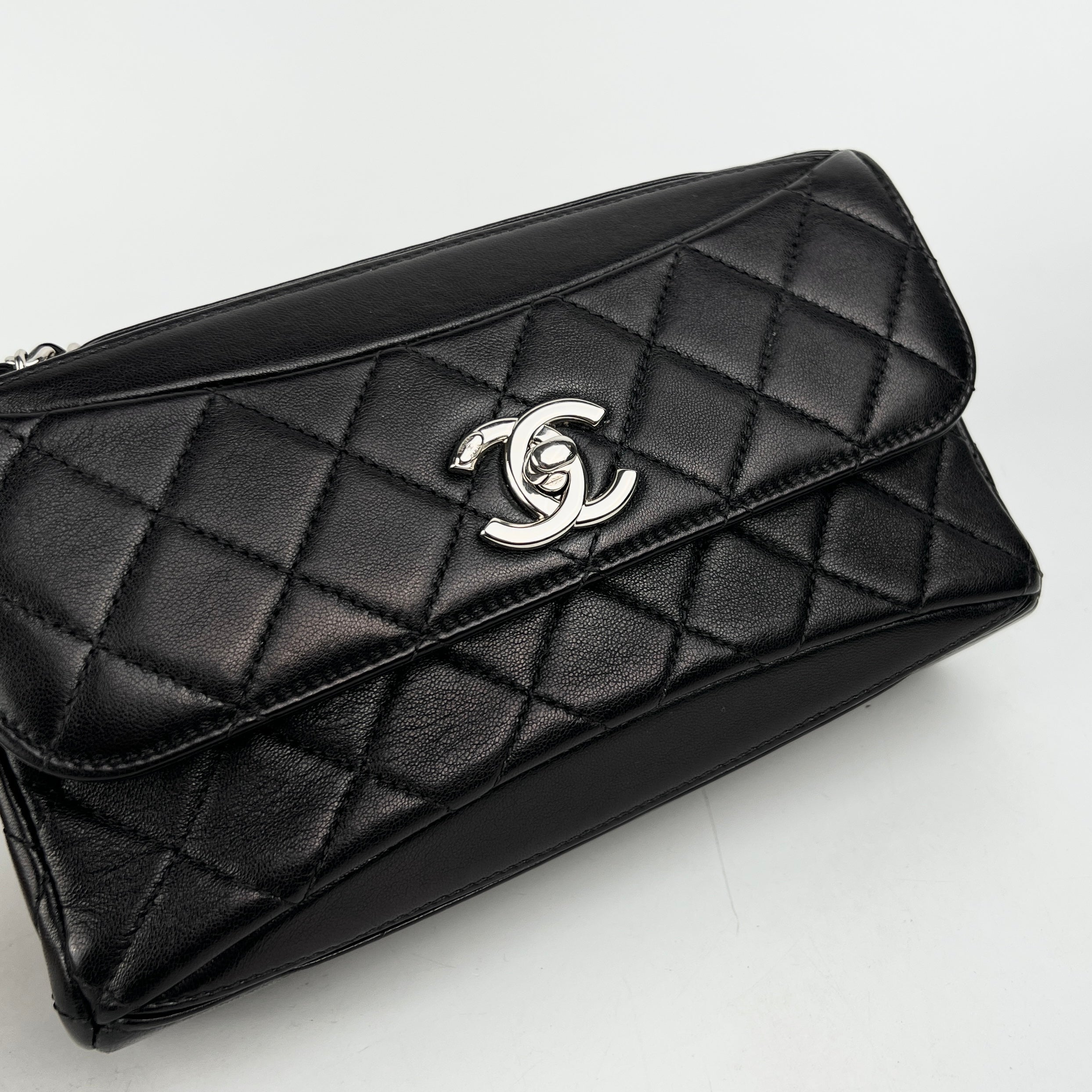 Chanel Seasonal Flap Black Lambskin - Series 22