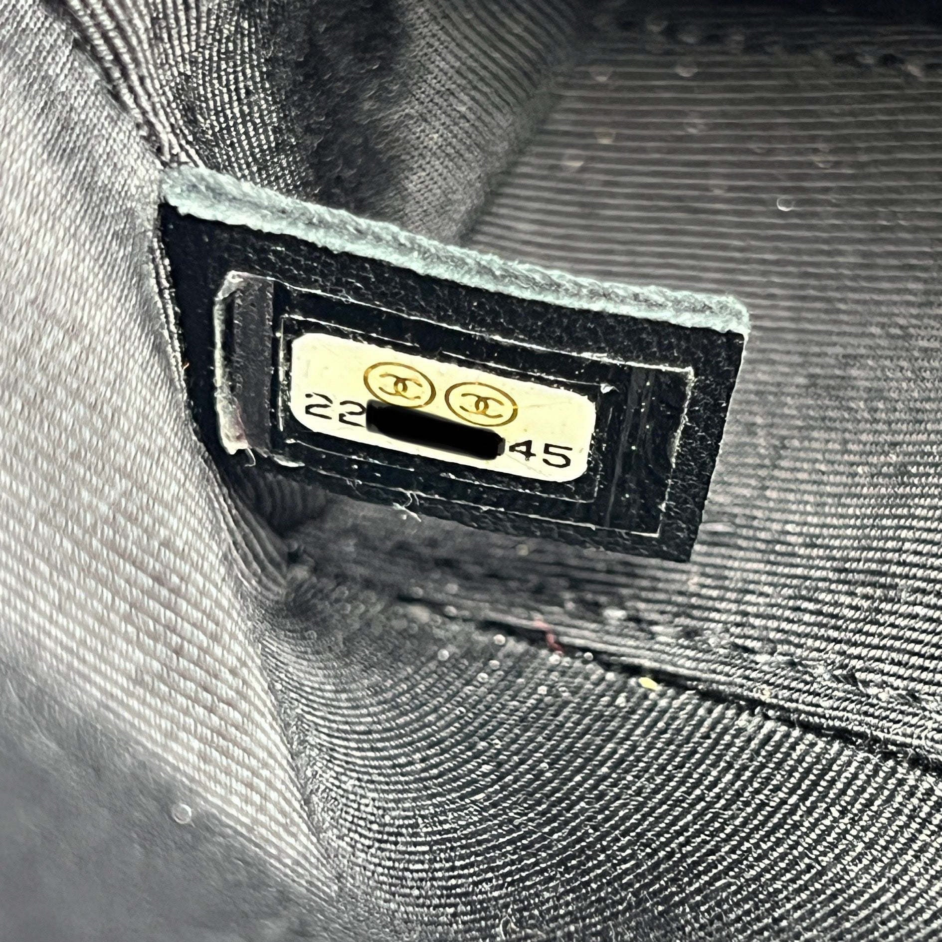 Chanel Seasonal Flap Black Lambskin - Series 22