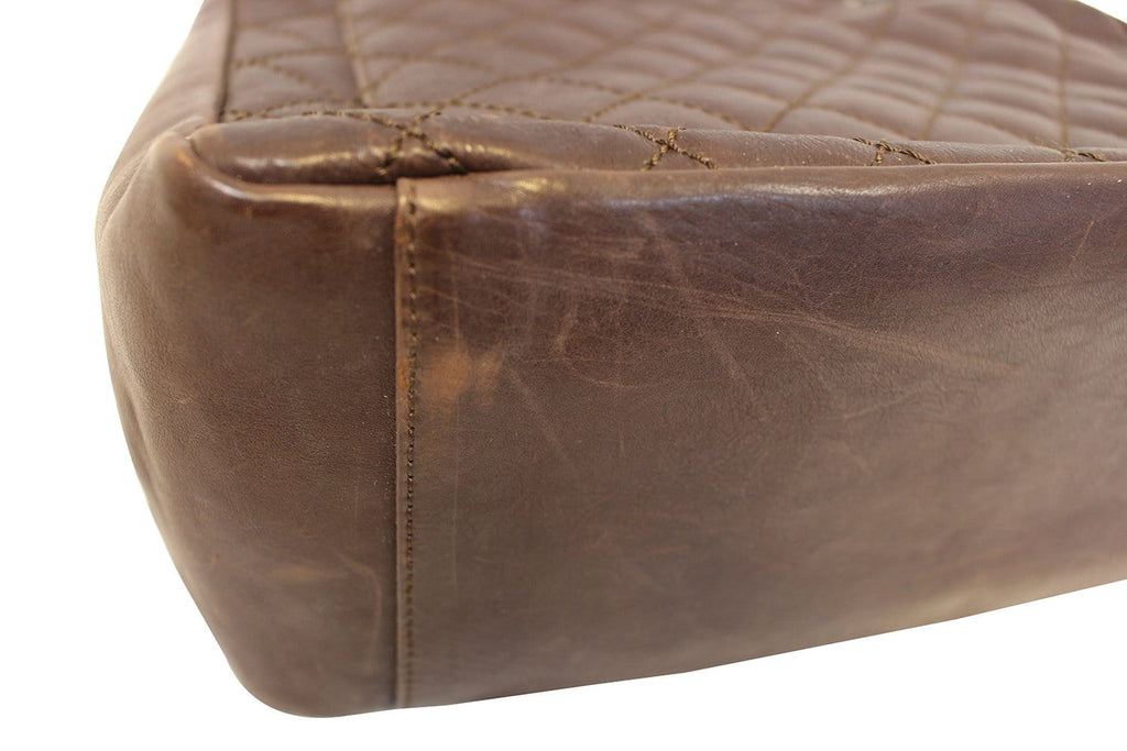 CHANEL Caviar Leather Grand Shopping Tote Brown Bag - Final Call