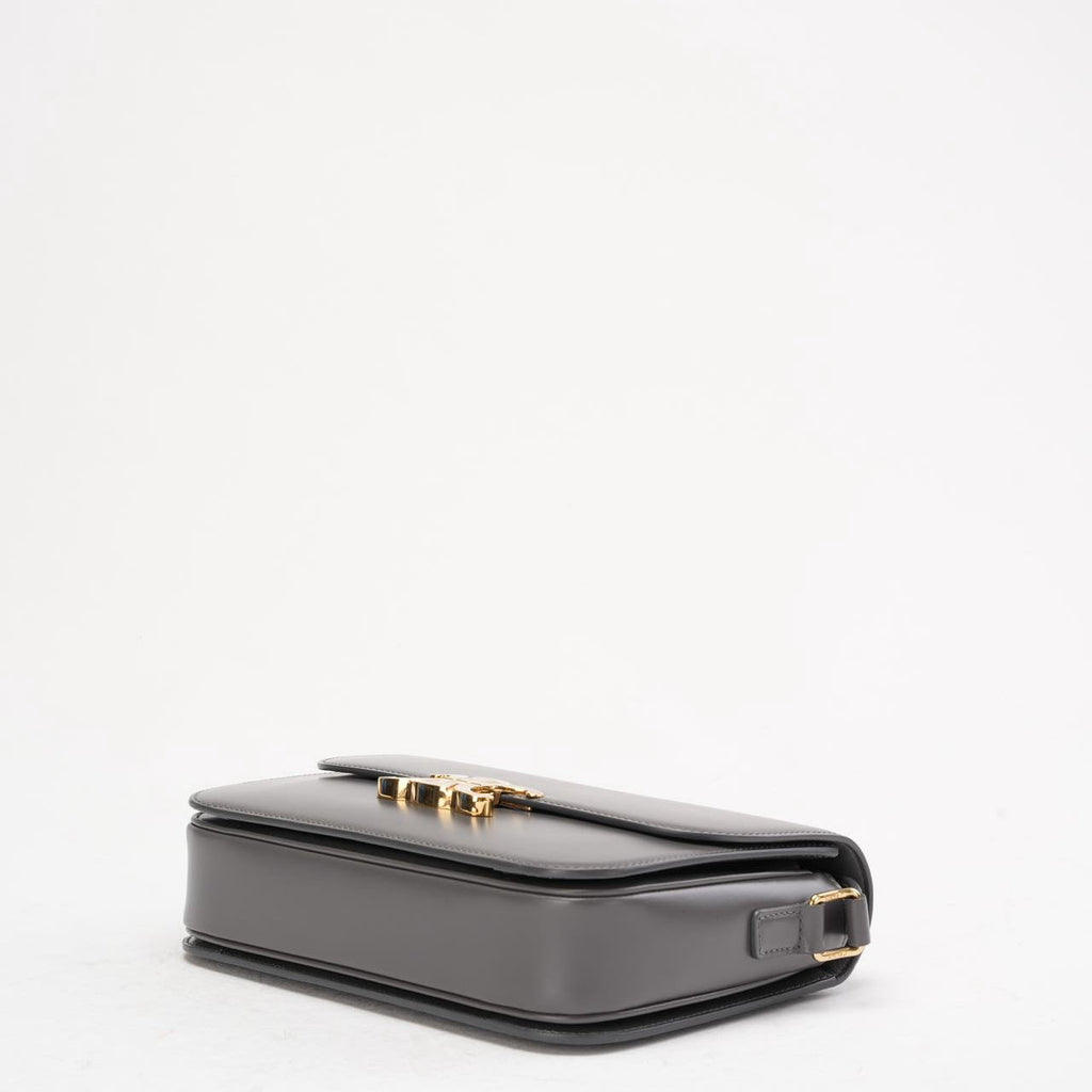 Celine Gray Triomphe Crossbody Small Calfskin 2019