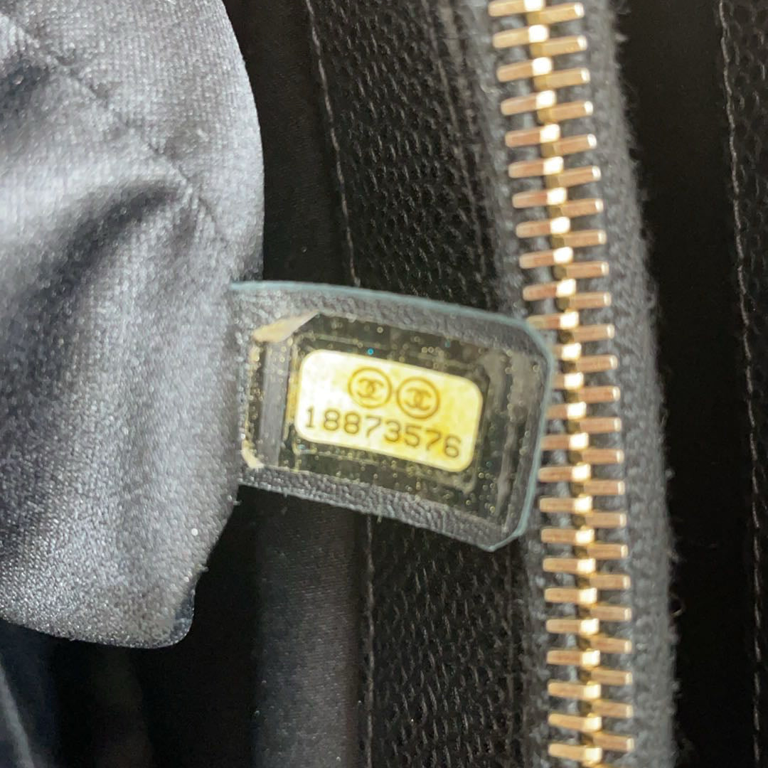 Chanel Grand Shopping Tote (GST) in Black Caviar 2014