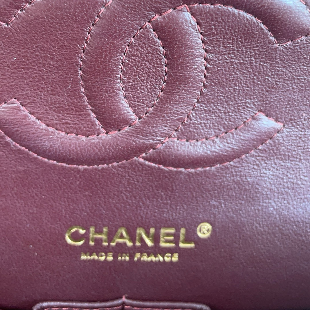 Chanel Black Classic Medium Double Flap Bag Lambskin 2014 Teil 1
