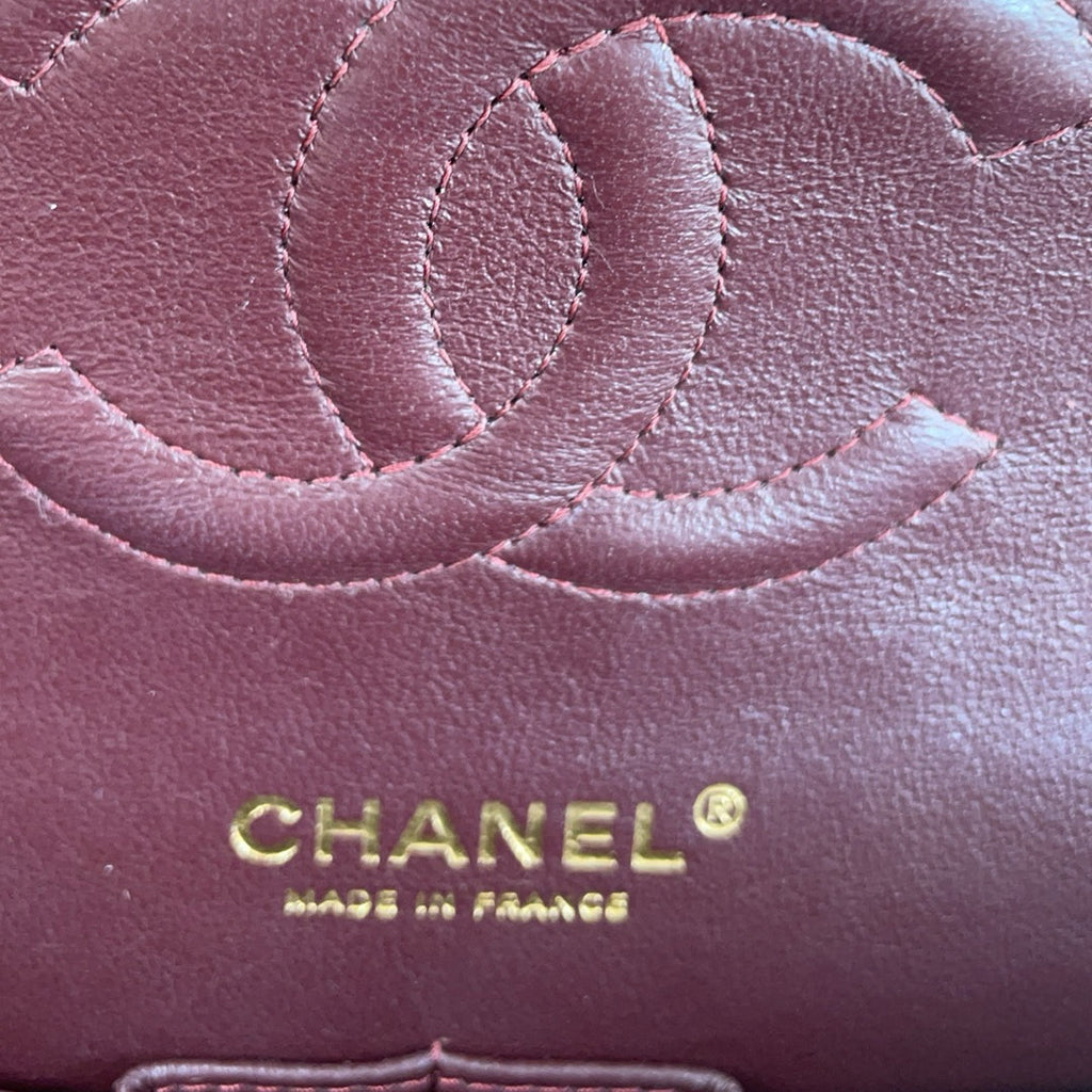 Chanel Black Classic Medium Double Flap Bag Lambskin 2014 Teil 1 (Copy)