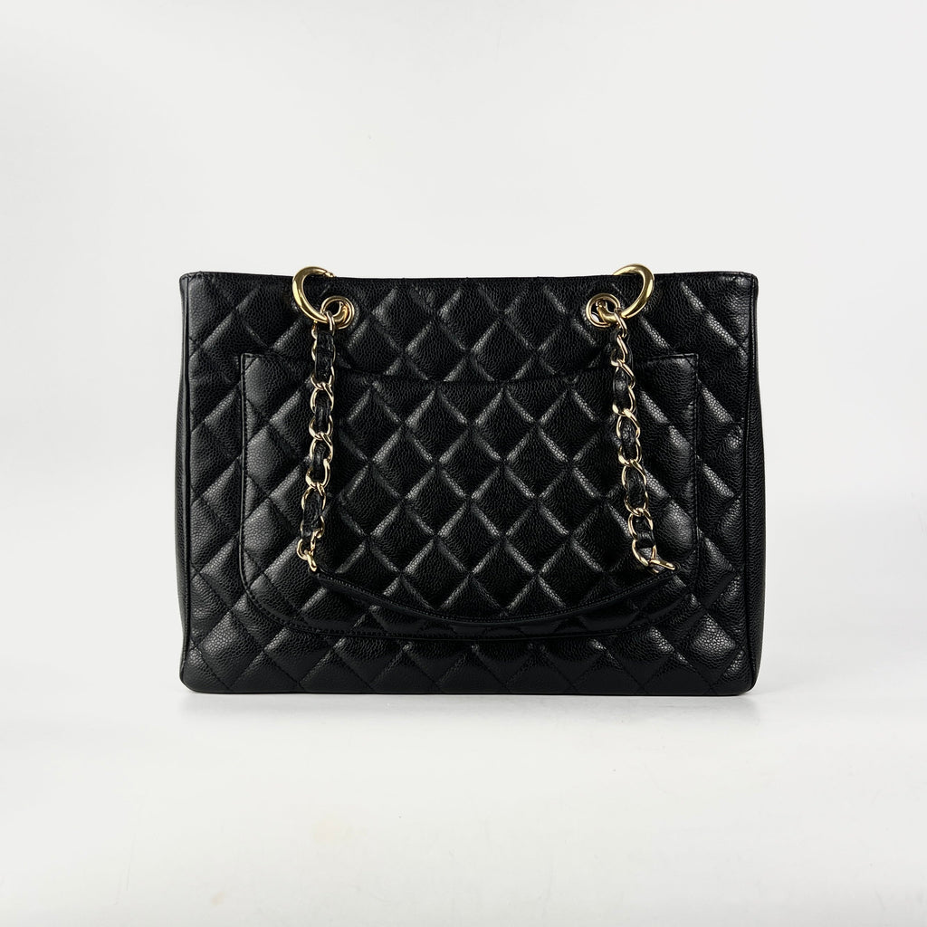 Chanel Grand Shopping Tote GST Caviar Black