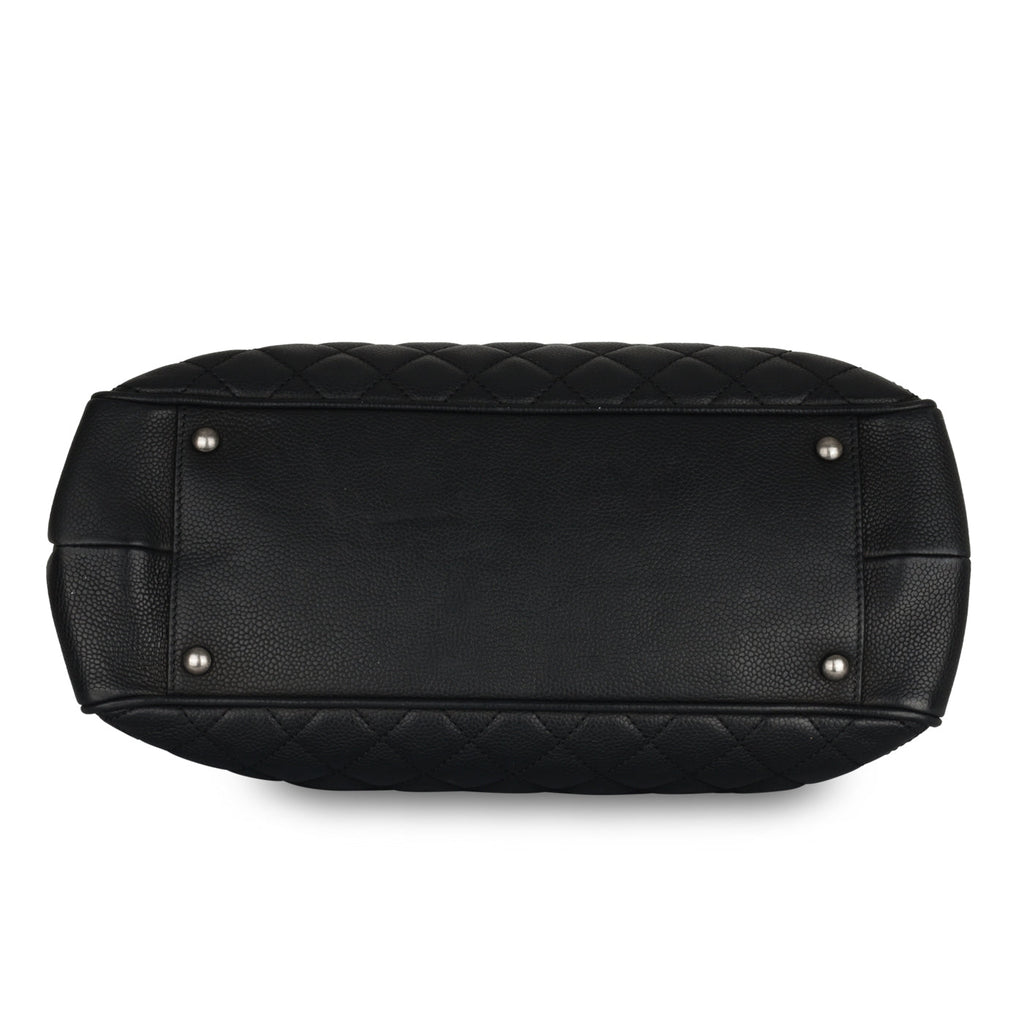 Chanel Quilted Shopper Tote - Black Caviar