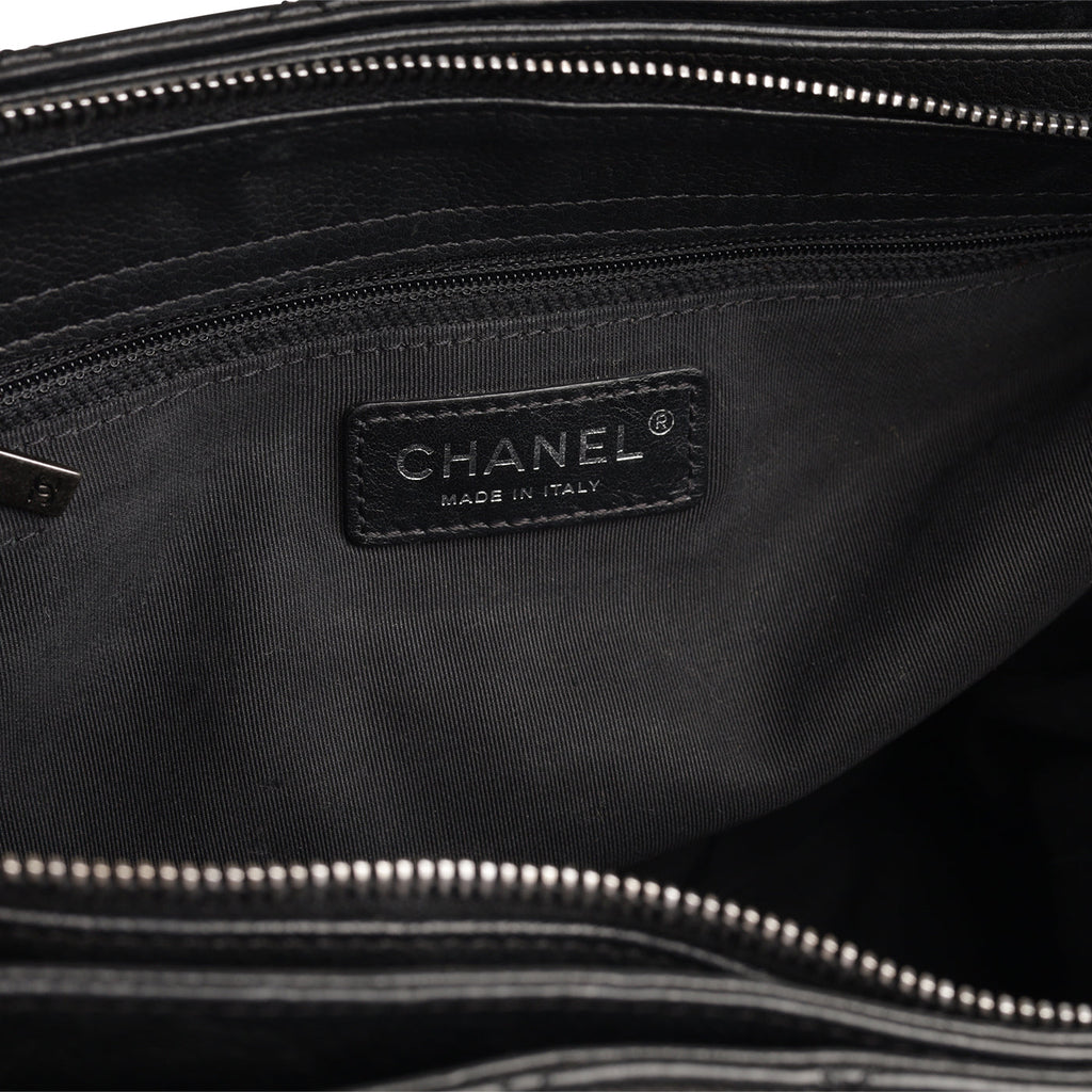 Chanel Quilted Shopper Tote - Black Caviar