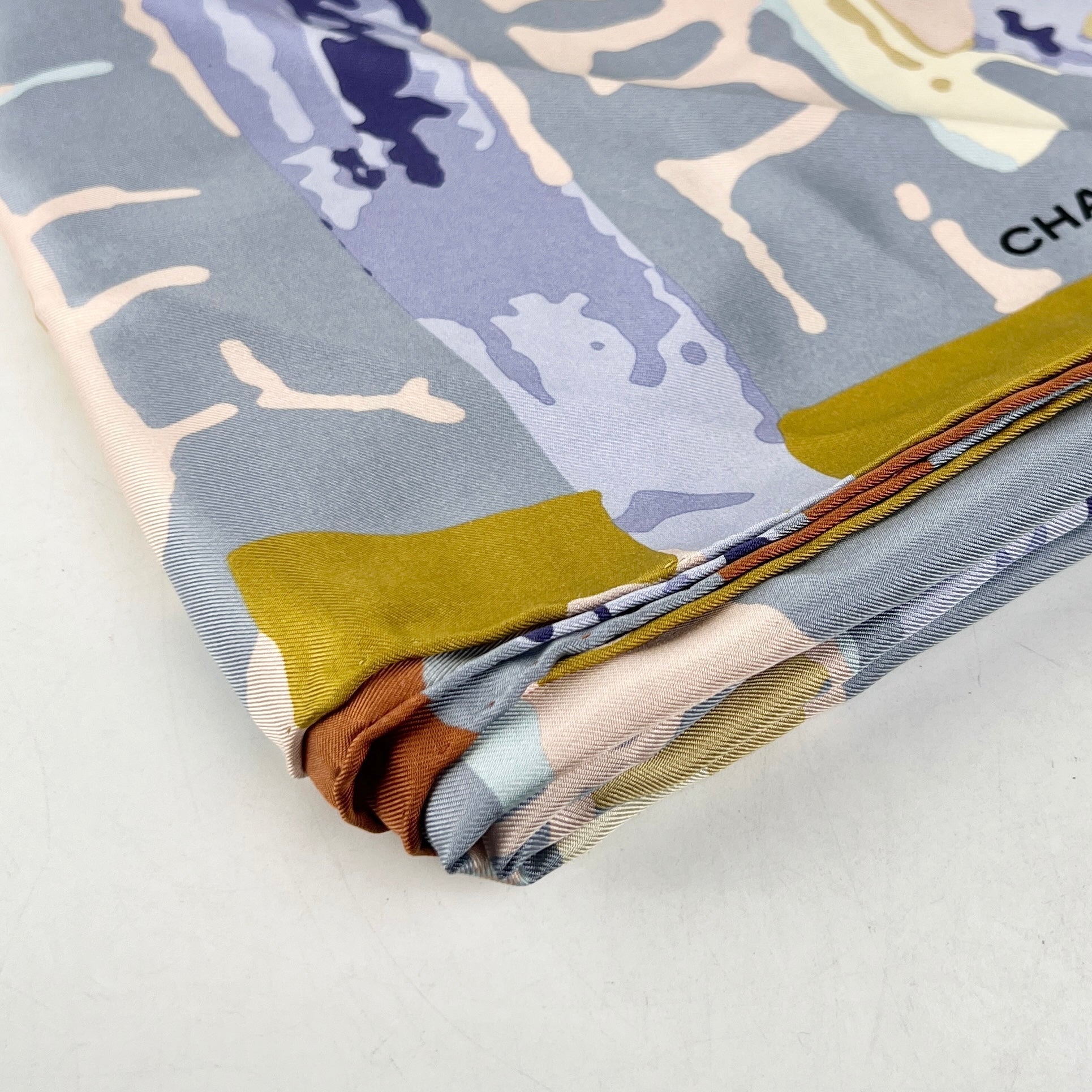 Chanel Silk Scarf Multi Colour