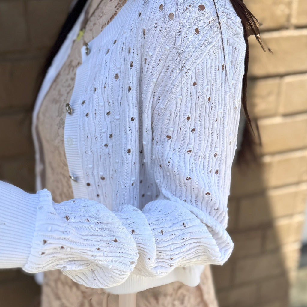 Chanel Cruise White Cardigan