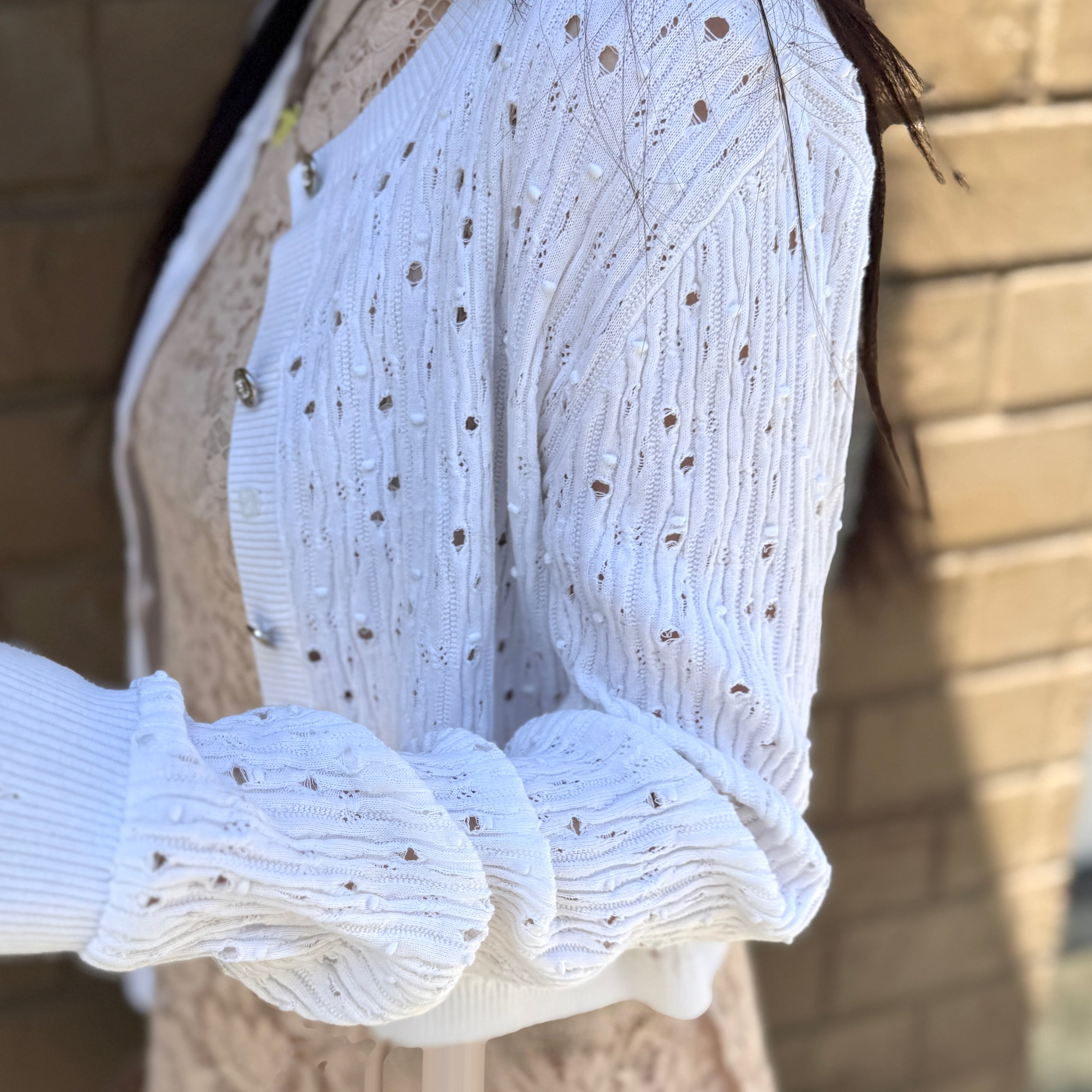 Chanel Cruise White Cardigan