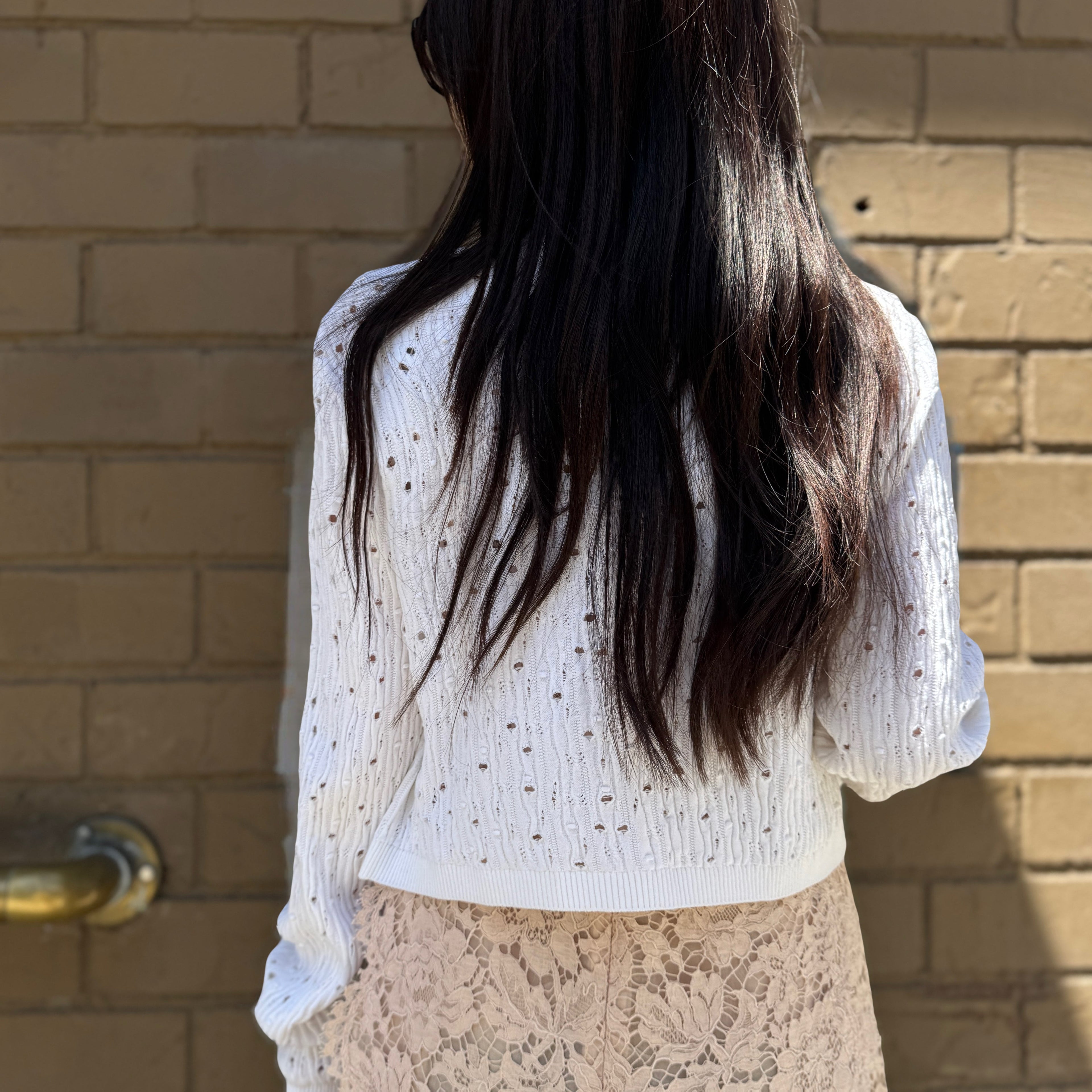Chanel Cruise White Cardigan