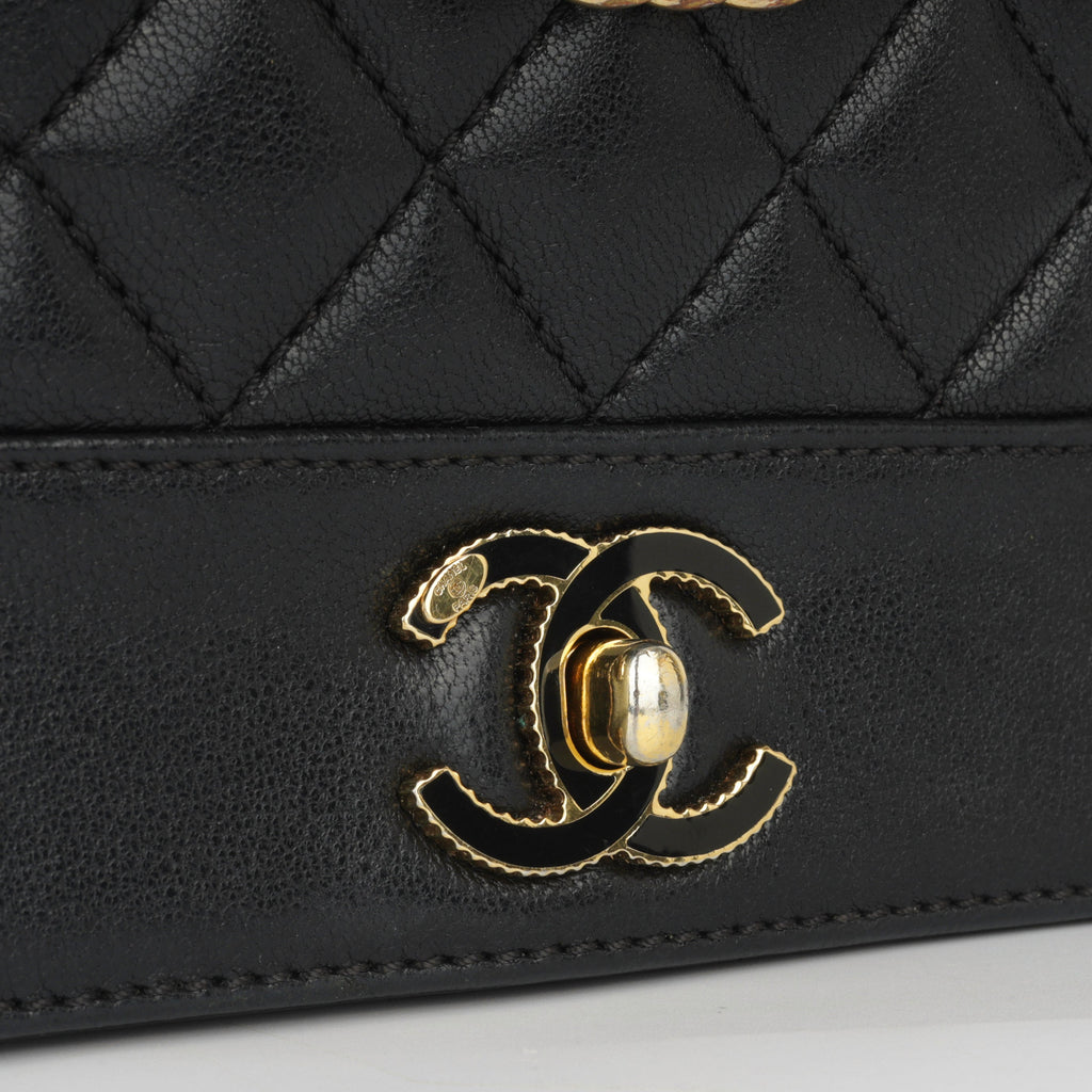 Chanel Mini Mademoiselle - Black Calfskin