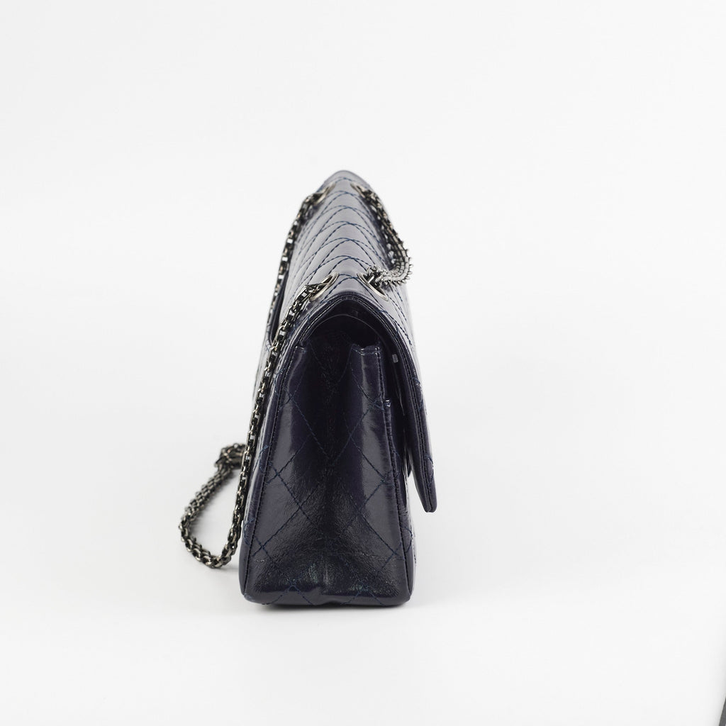 Chanel Reissue 226 Shiny Calfskin Navy