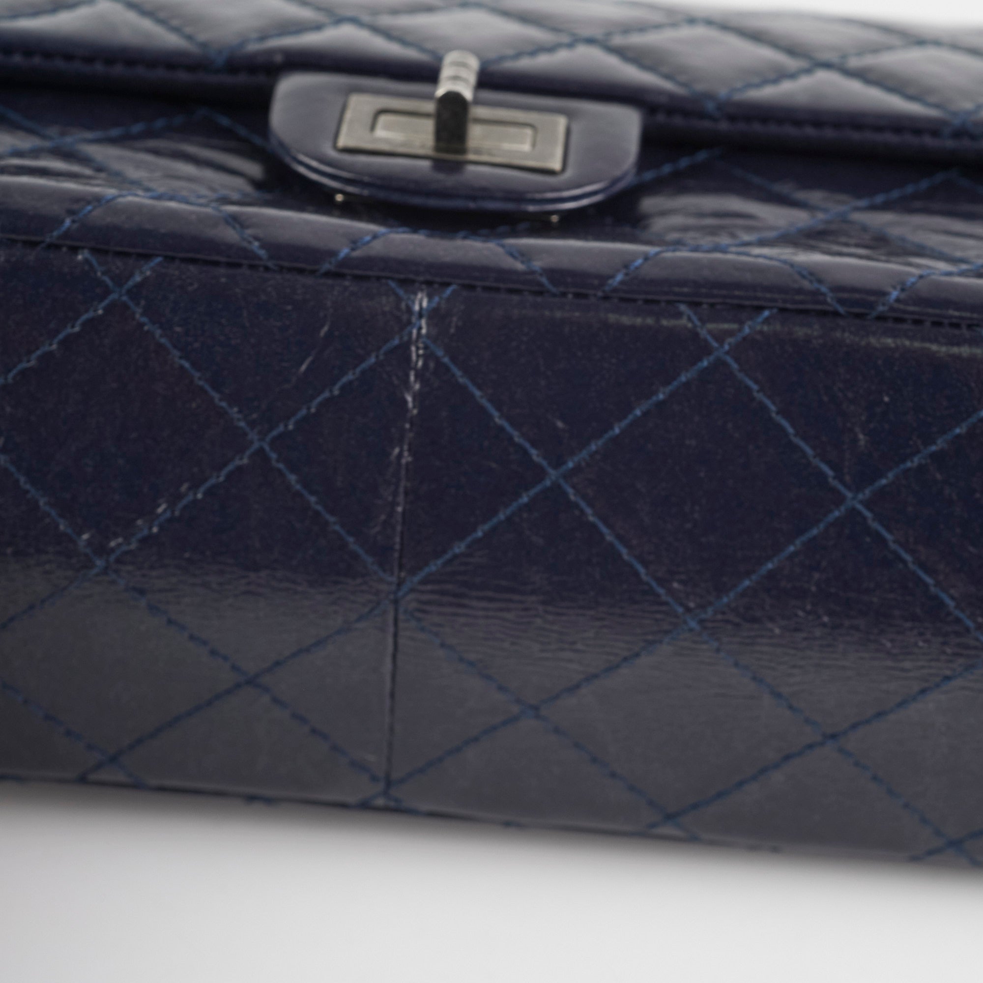 Chanel Reissue 226 Shiny Calfskin Navy