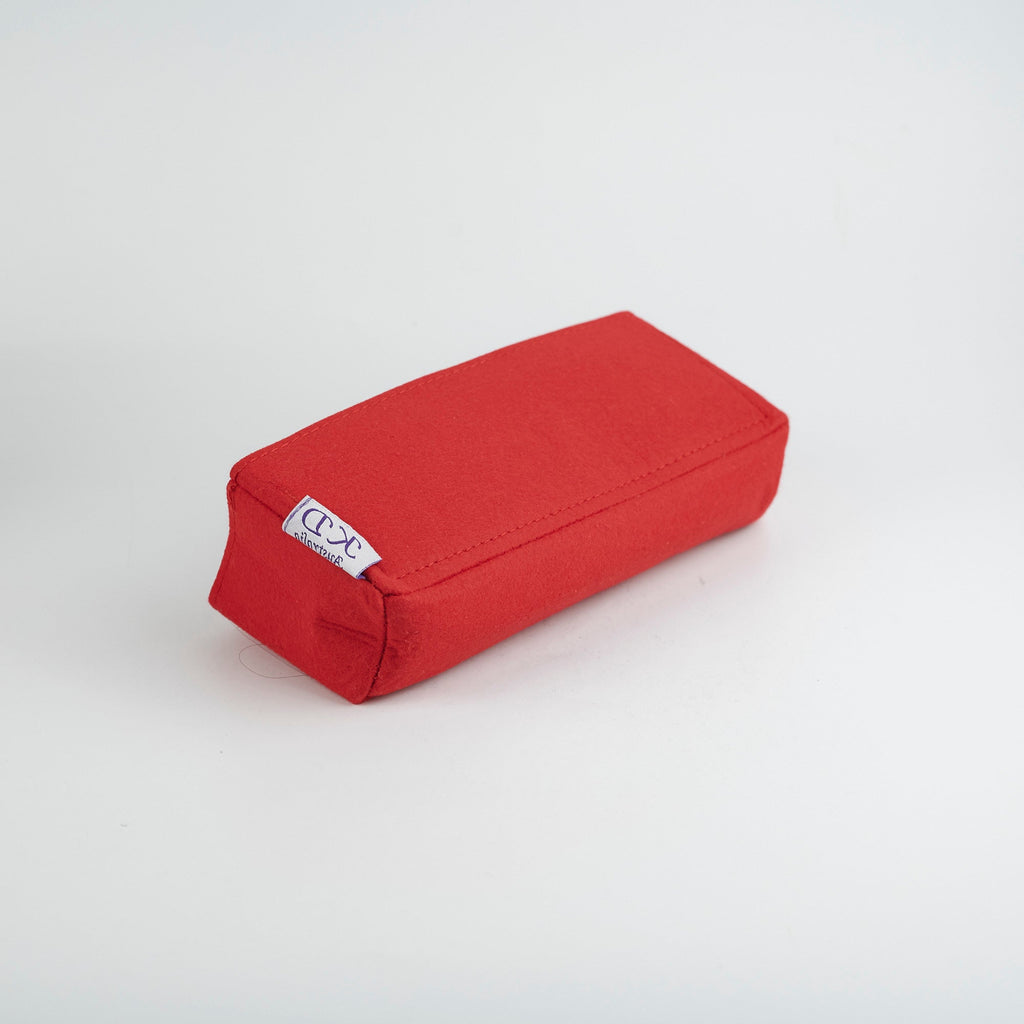 Chanel Old Medium Boy Chevron Lambskin Red/Orange