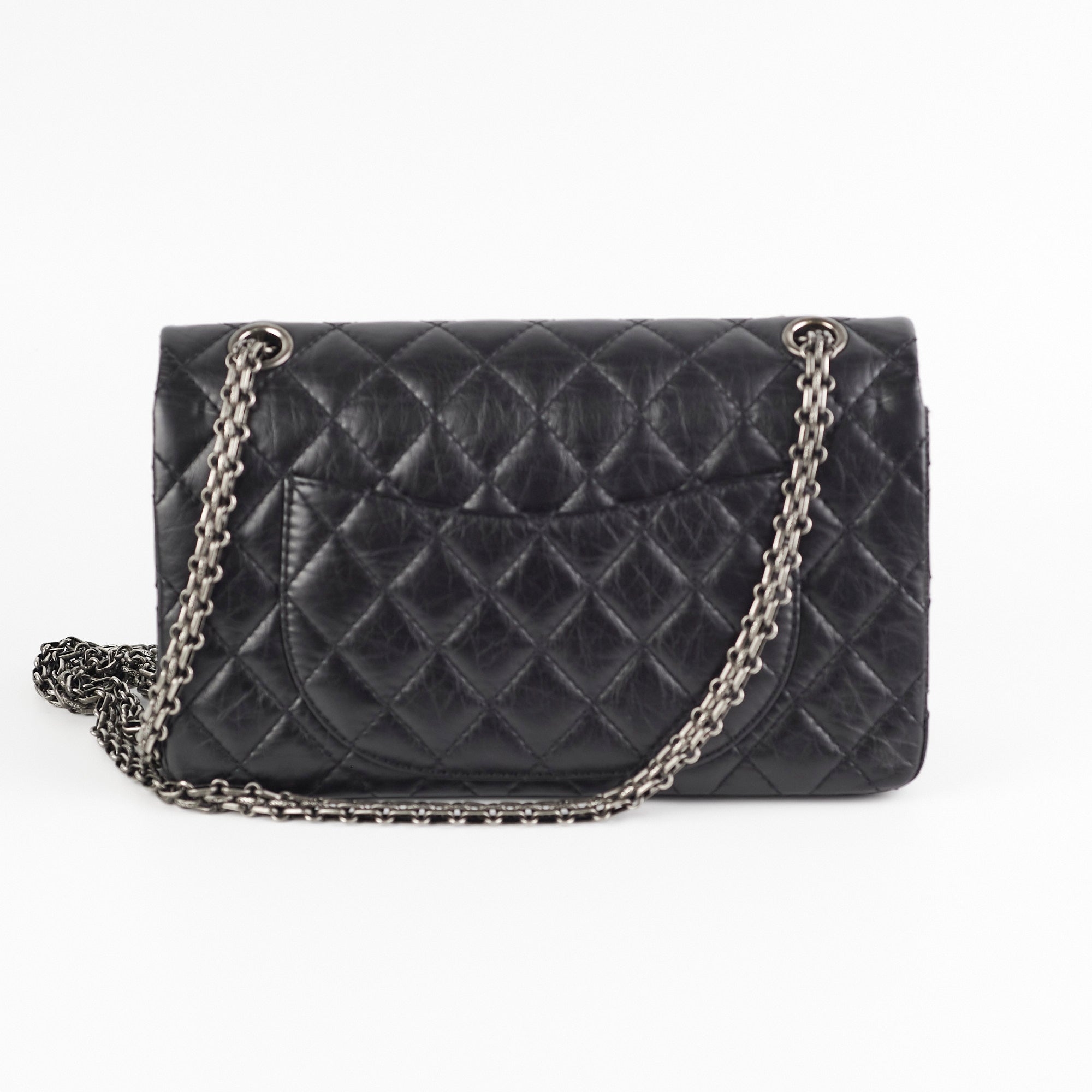 HOLD CV Chanel Reissue 225 Calfskin Black