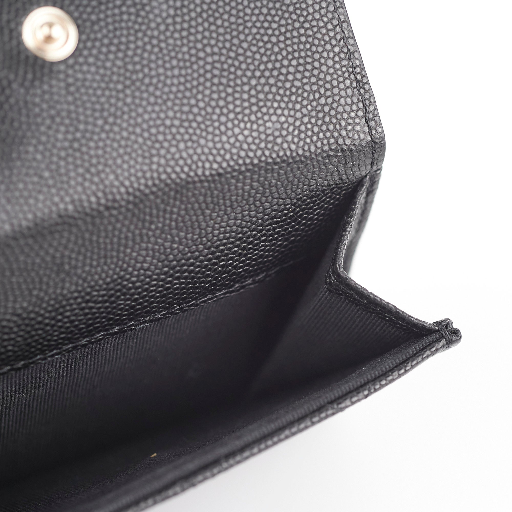 Chanel Caviar Black Flap Wallet