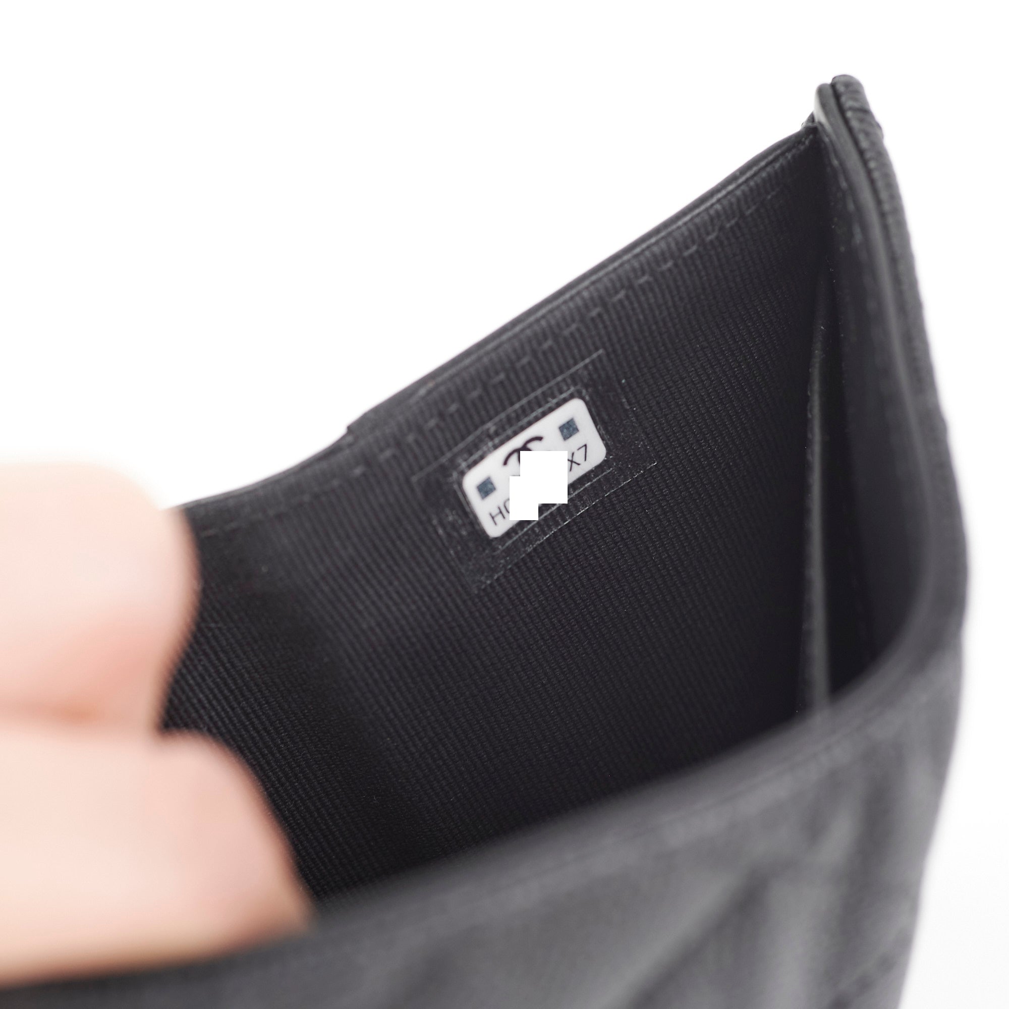 Chanel Caviar Black Flap Wallet