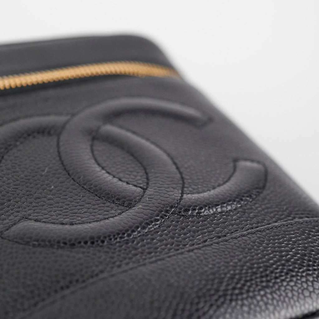 Chanel Vanity Caviar Black