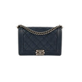 Chanel Boy New Medium lambskin Navy