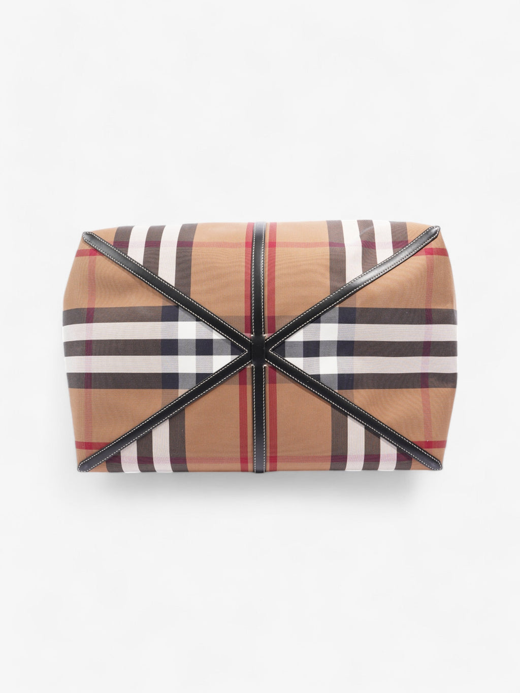 Burberry Beach Tote Vintage Check Fabric XL