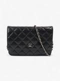 Chanel Wallet On Chain Black Lambskin Leather