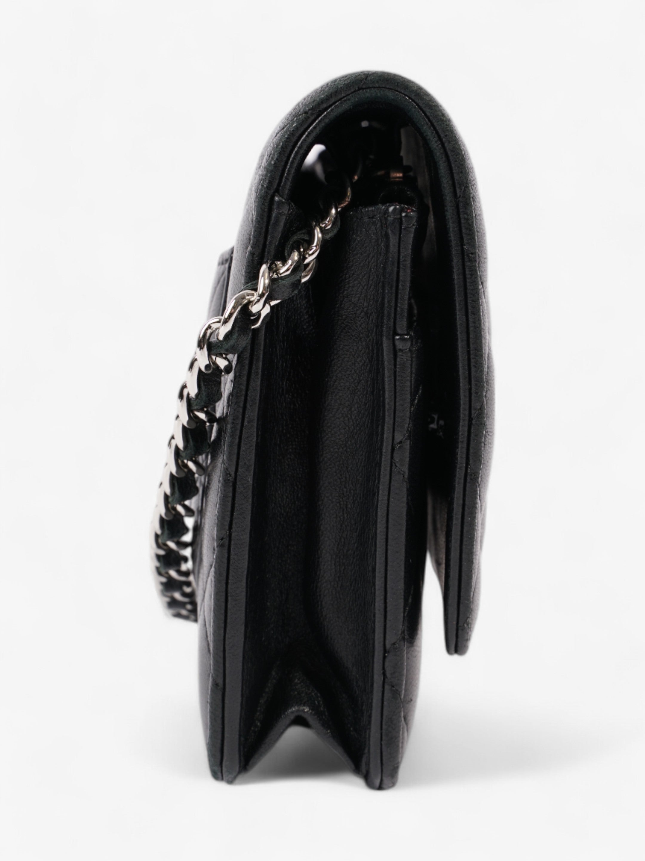 Chanel Wallet On Chain Black Lambskin Leather