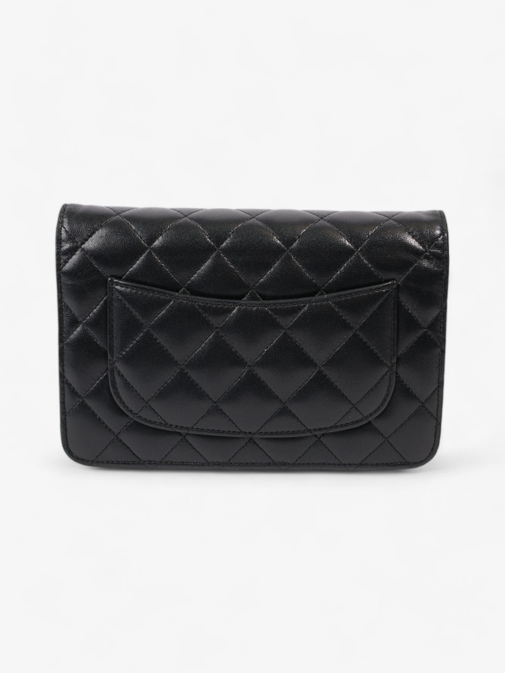 Chanel Wallet On Chain Black Lambskin Leather