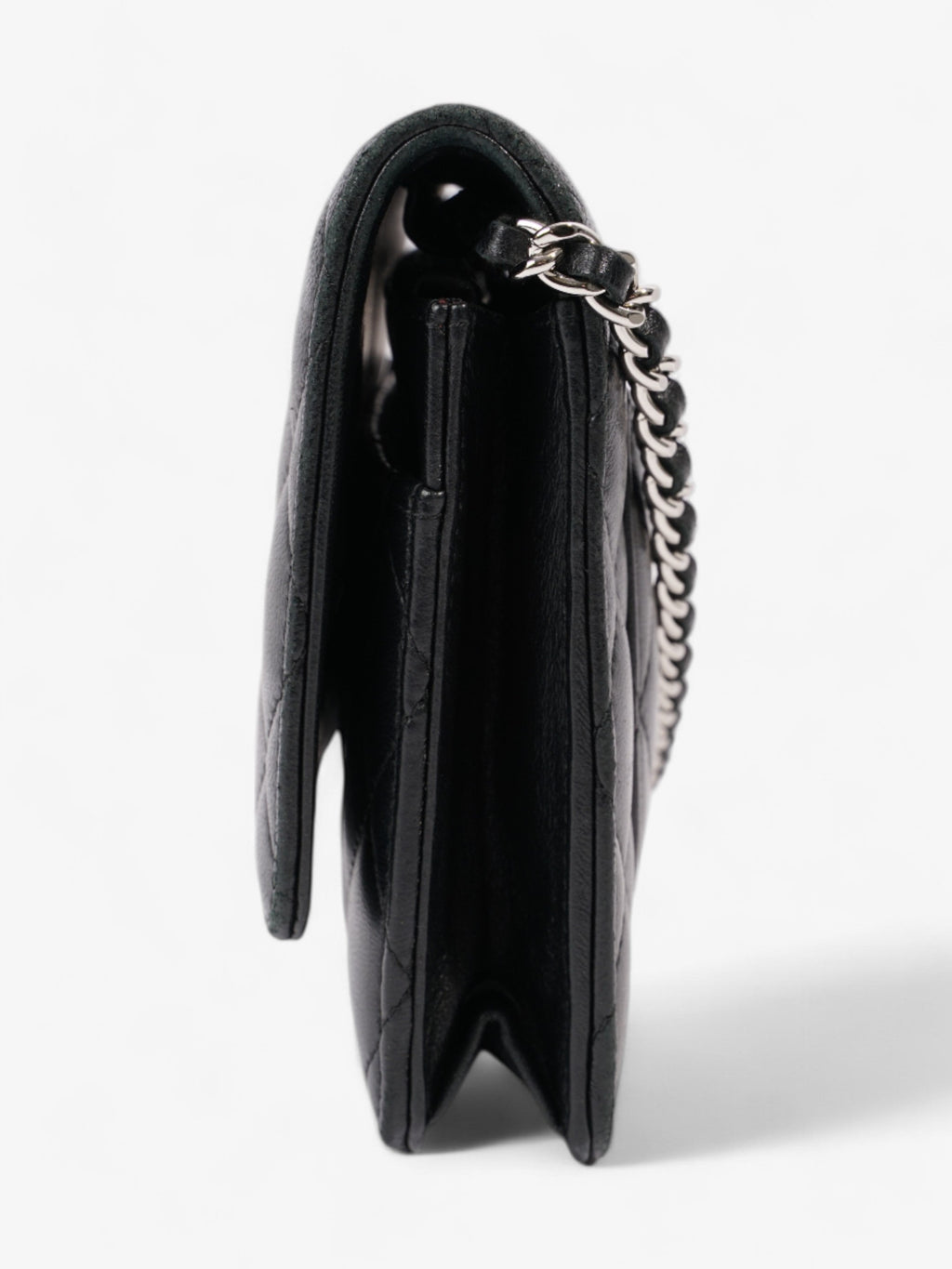 Chanel Wallet On Chain Black Lambskin Leather