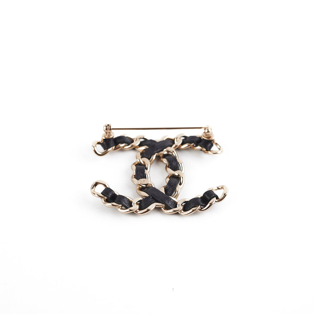 Chanel CC Logo Brooch