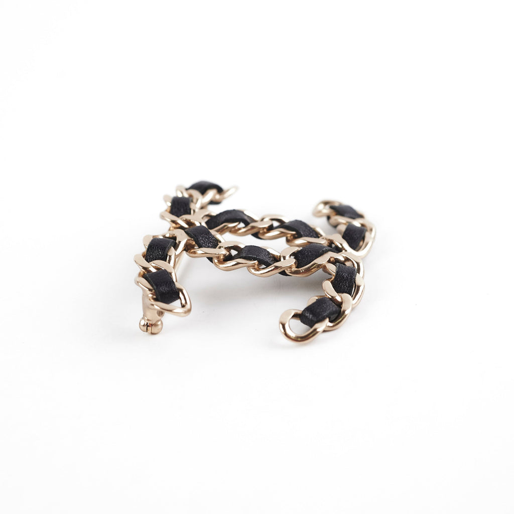Chanel CC Logo Brooch