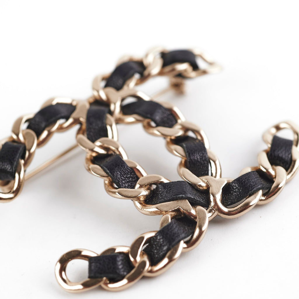 Chanel CC Logo Brooch