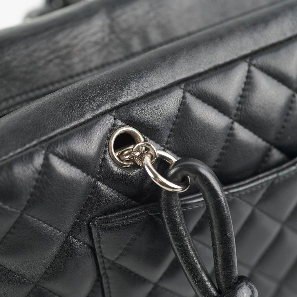 Chanel Cambon Bowler Bag Lambskin Black