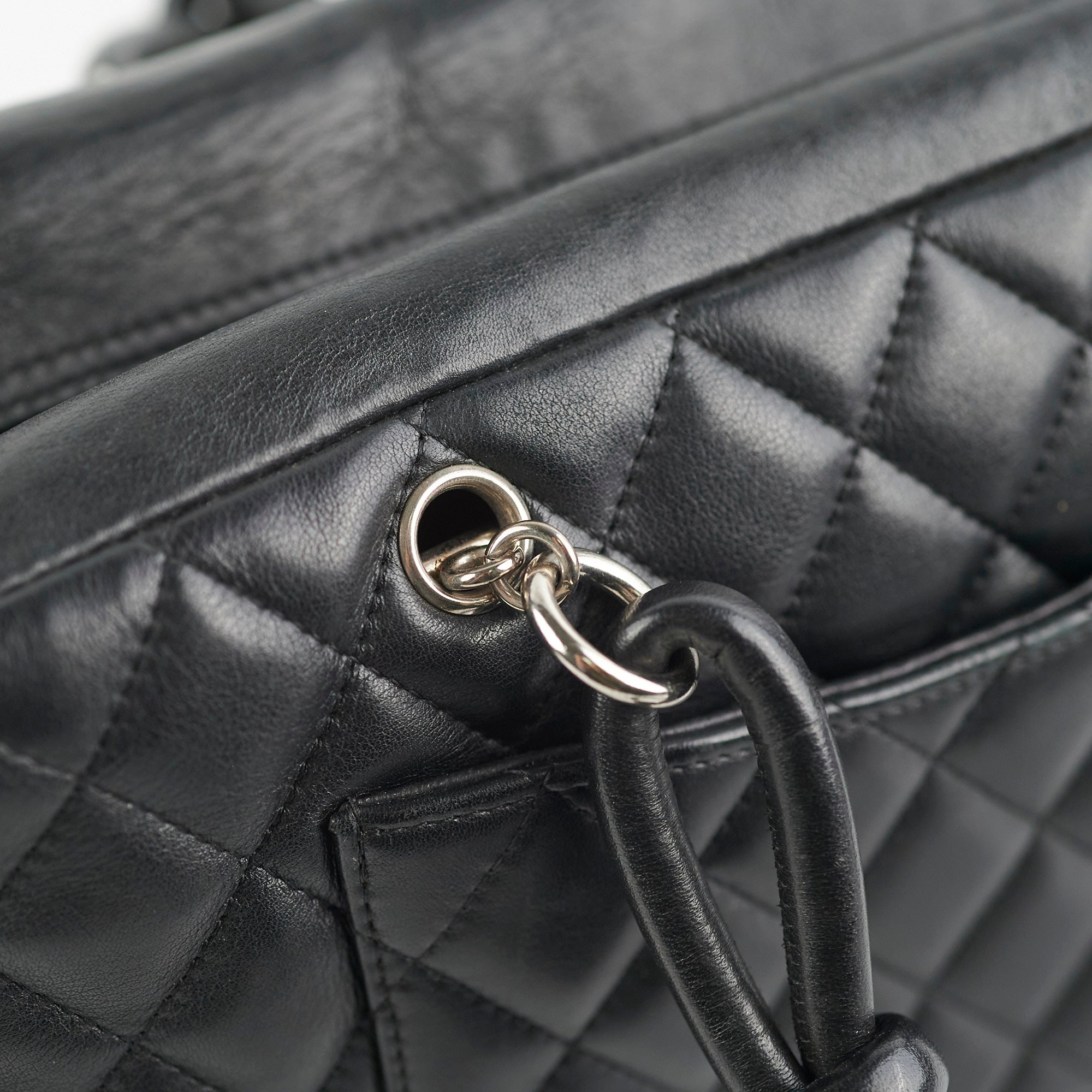 Chanel Cambon Bowler Bag Lambskin Black